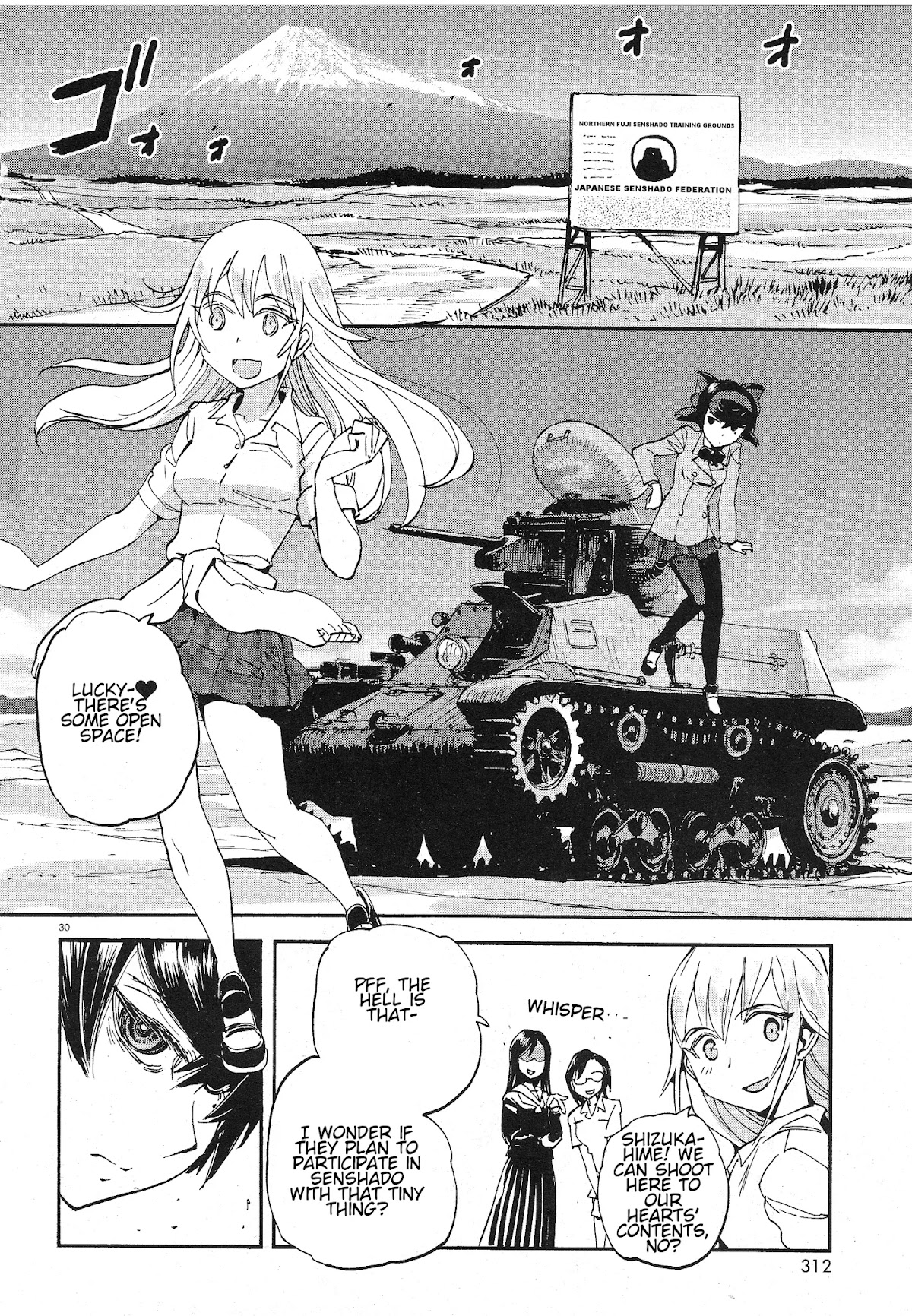 Girls & Panzer - Ribbon no Musha Chapter 2 page 30 - Chapter 2: The Two's Encounter