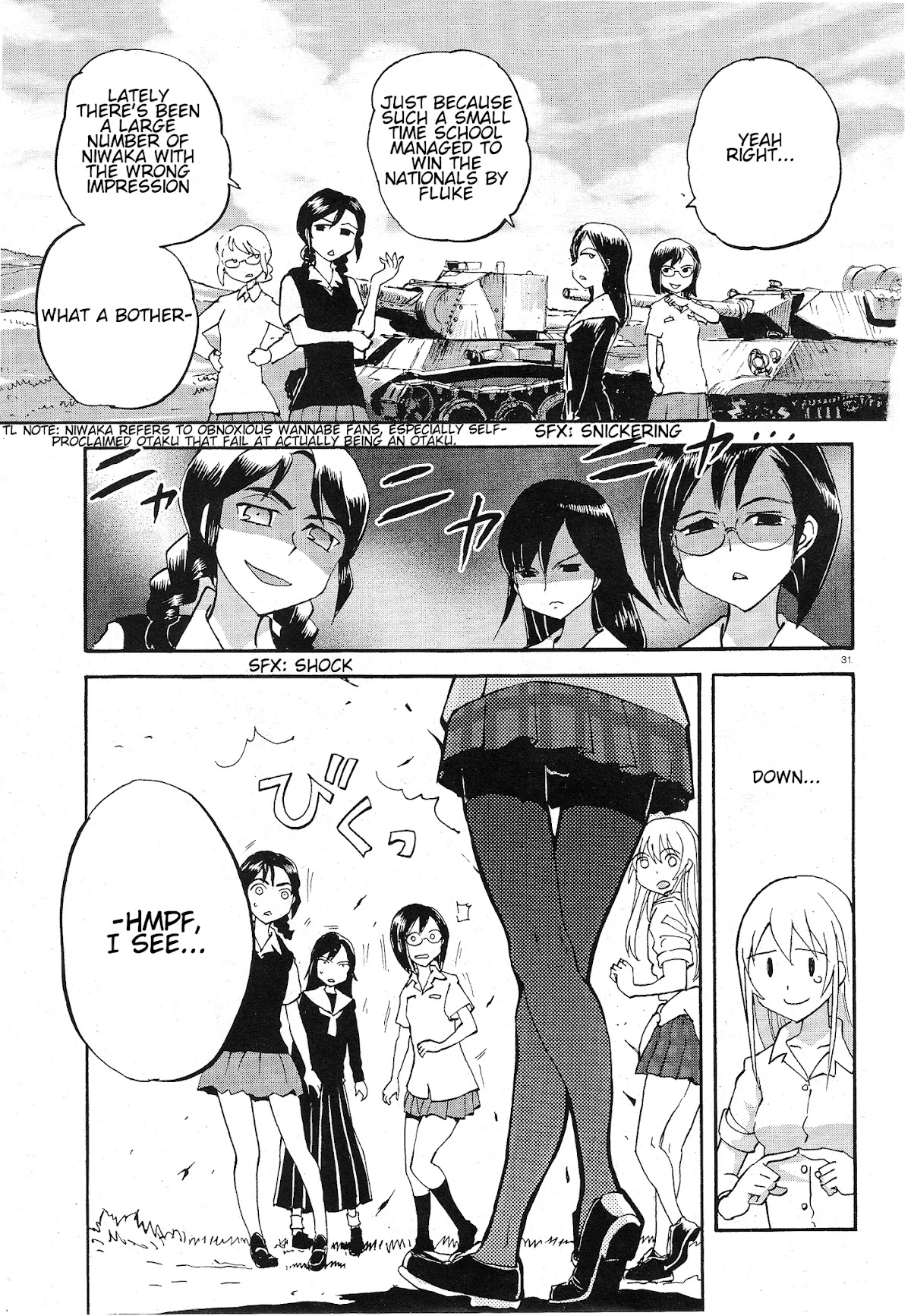 Girls & Panzer - Ribbon no Musha Chapter 2 page 31 - Chapter 2: The Two's Encounter