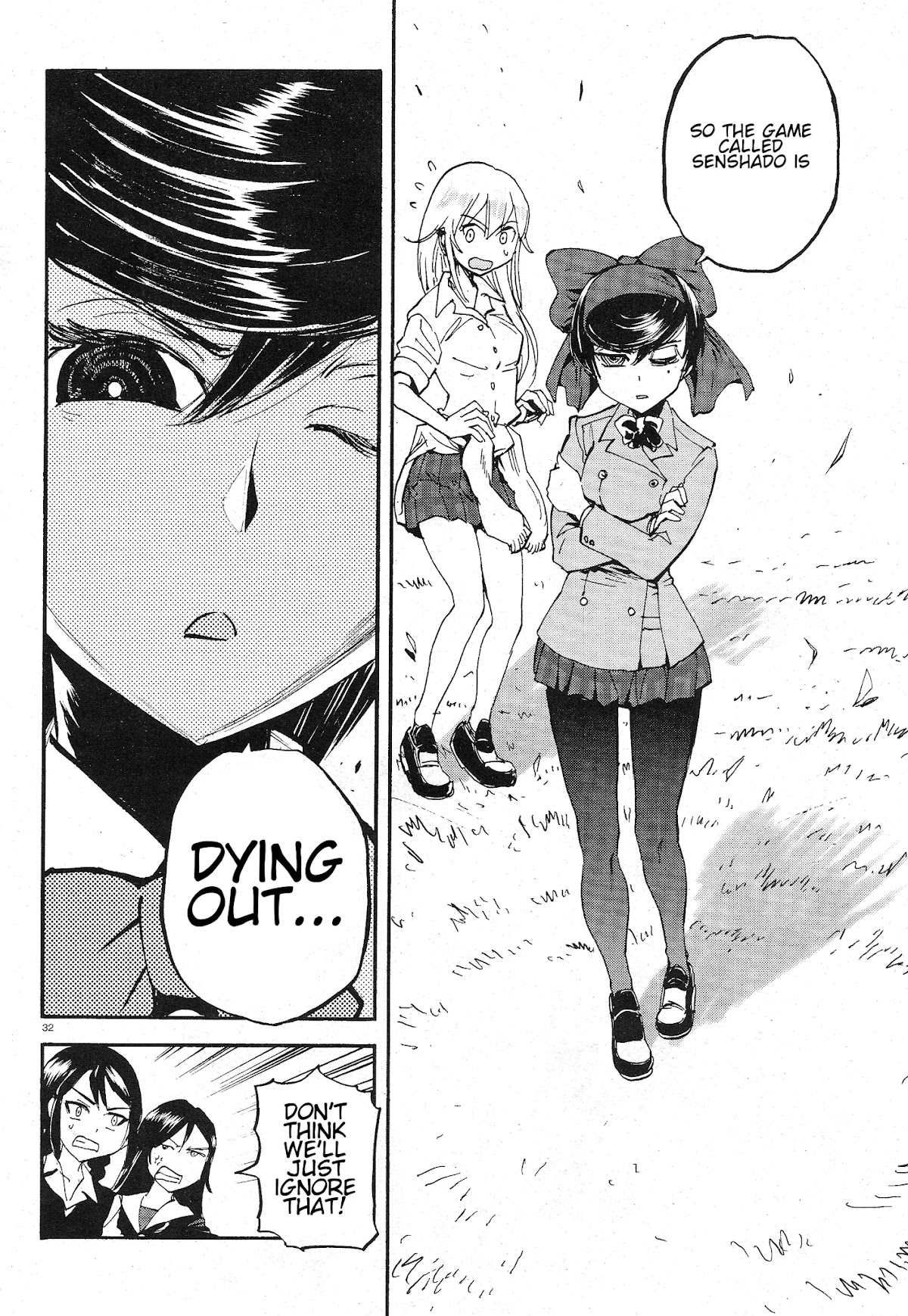 Girls & Panzer - Ribbon no Musha Chapter 2 page 32 - Chapter 2: The Two's Encounter