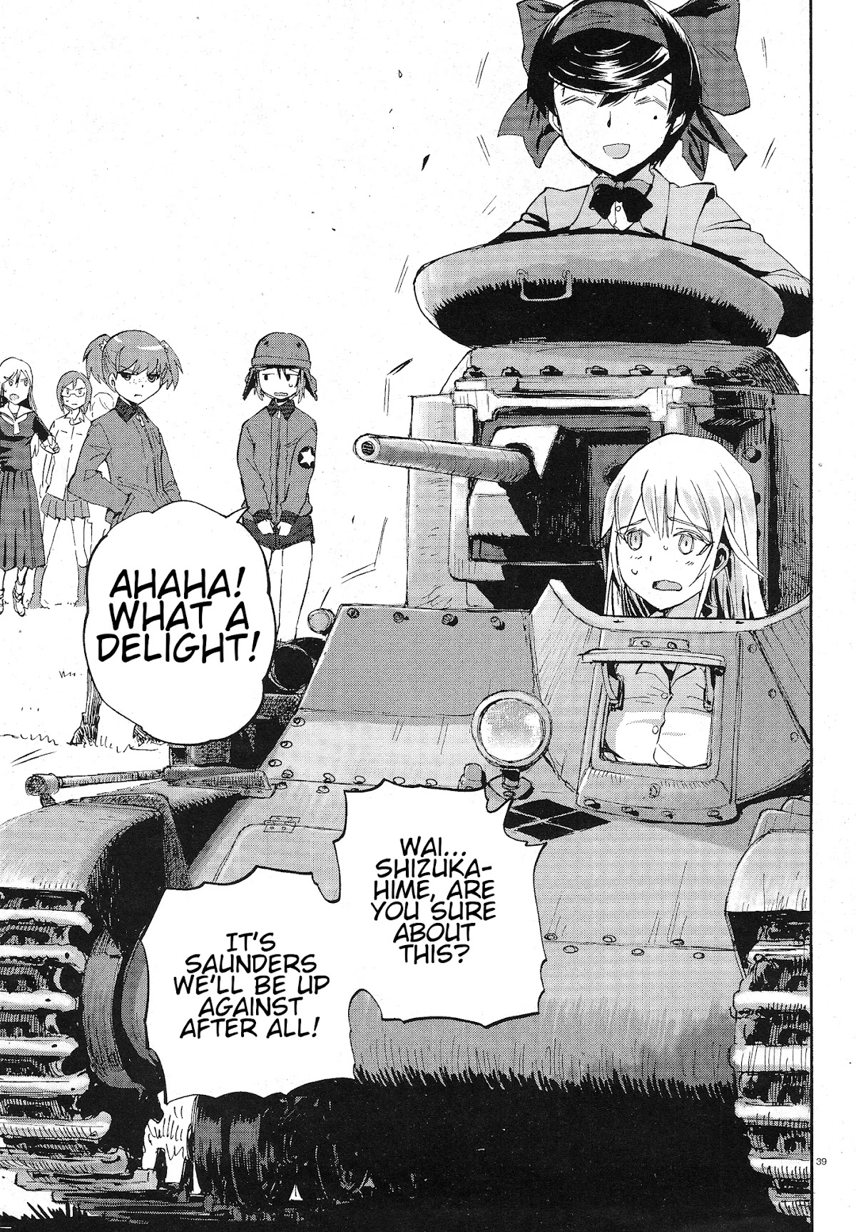 Girls & Panzer - Ribbon no Musha Chapter 2 page 39 - Chapter 2: The Two's Encounter