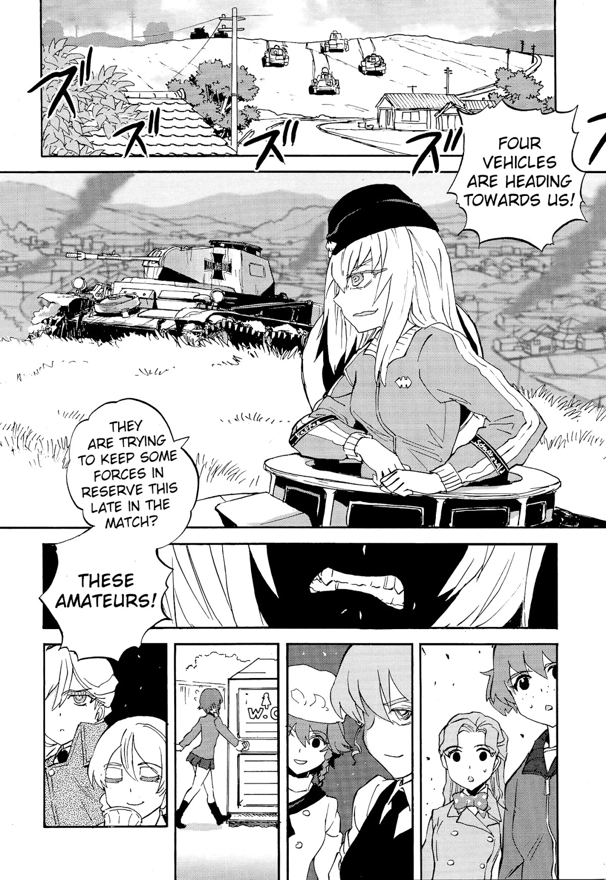 Girls & Panzer - Ribbon no Musha Chapter 20 page 10 - Chapter 20: Kuromorimine Strikes Back - Part 6