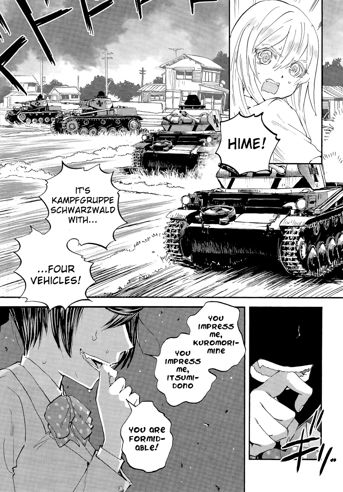 Girls & Panzer - Ribbon no Musha Chapter 20 page 3 - Chapter 20: Kuromorimine Strikes Back - Part 6