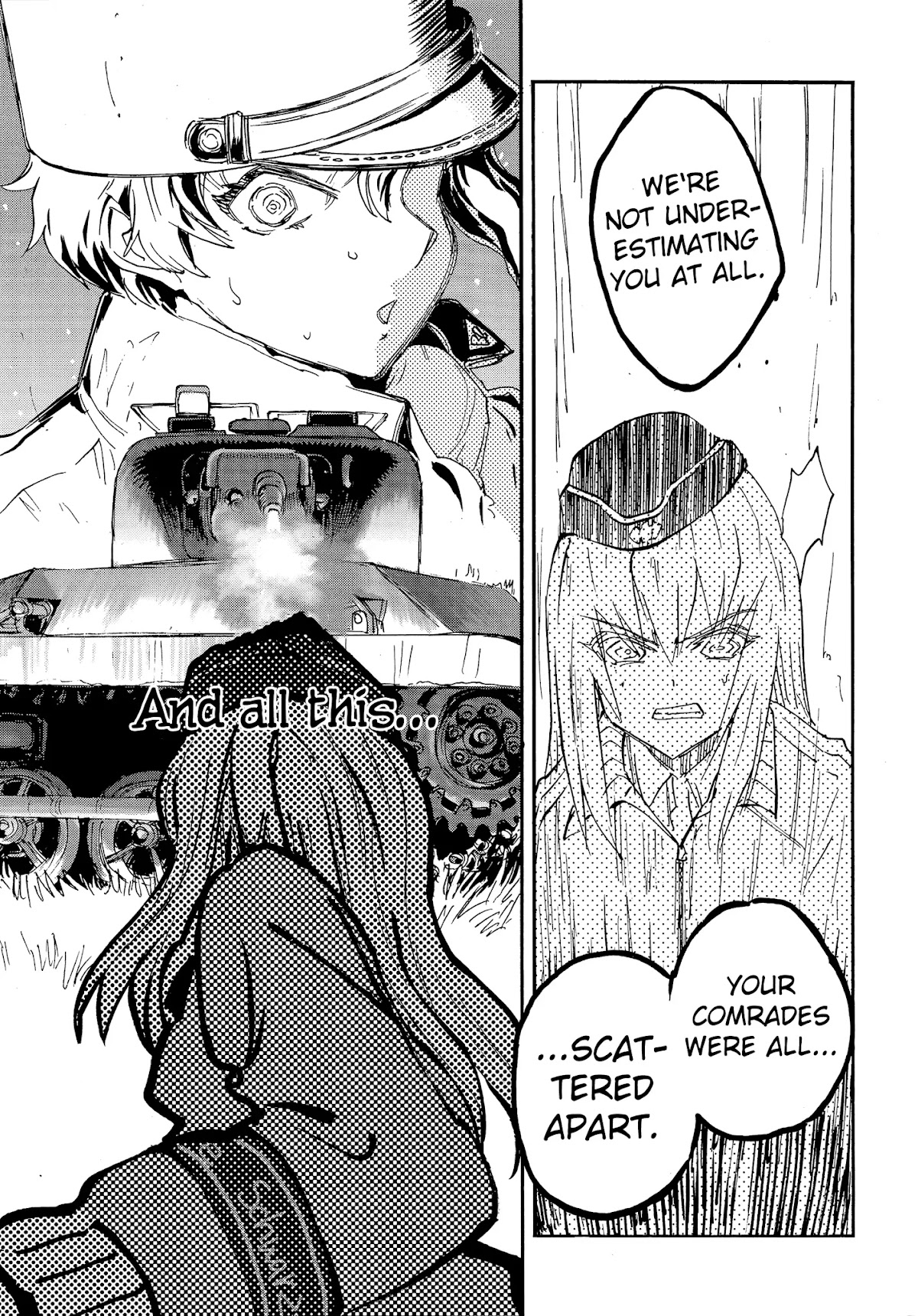 Girls & Panzer - Ribbon no Musha Chapter 20 page 37 - Chapter 20: Kuromorimine Strikes Back - Part 6