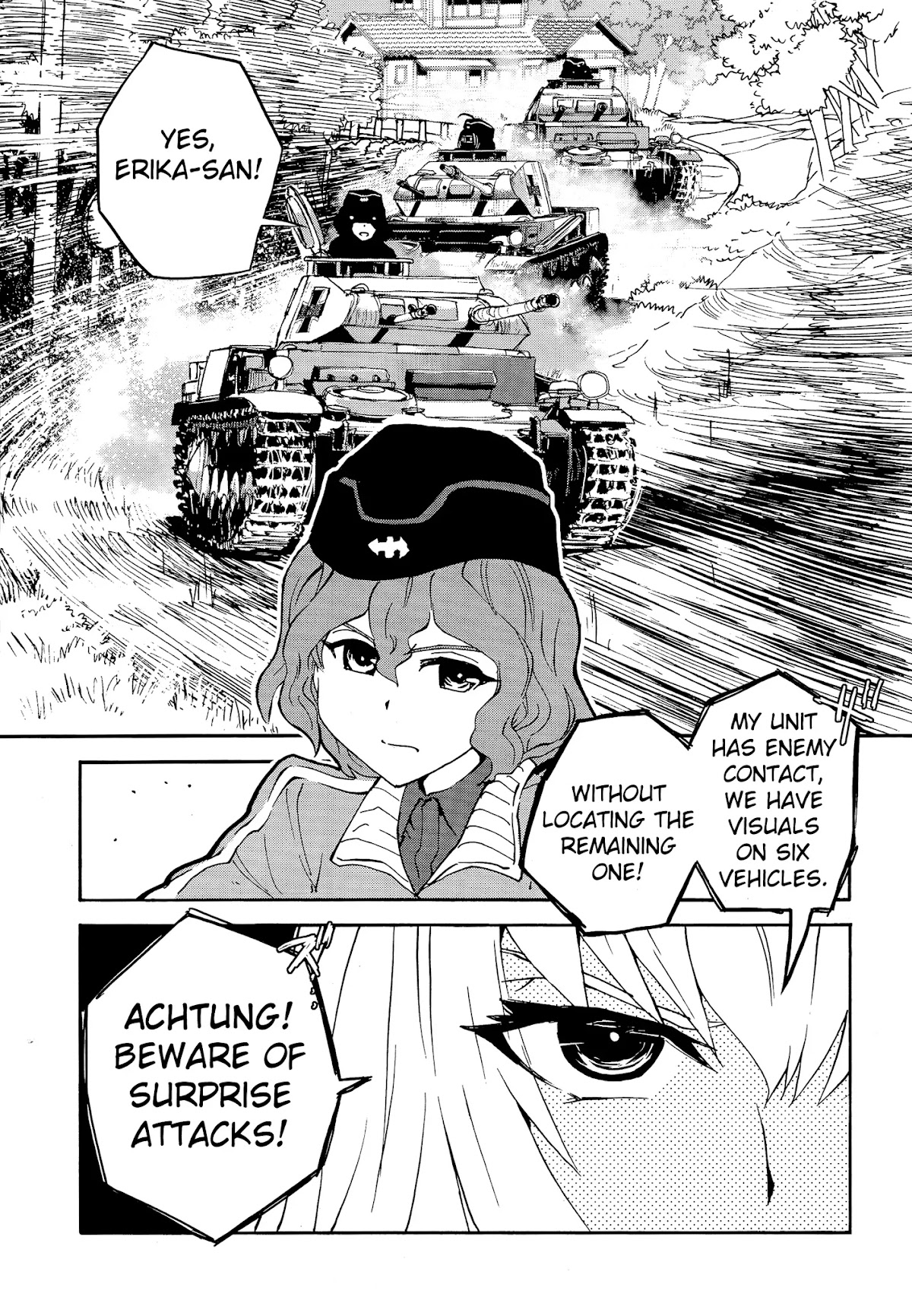 Girls & Panzer - Ribbon no Musha Chapter 20 page 7 - Chapter 20: Kuromorimine Strikes Back - Part 6