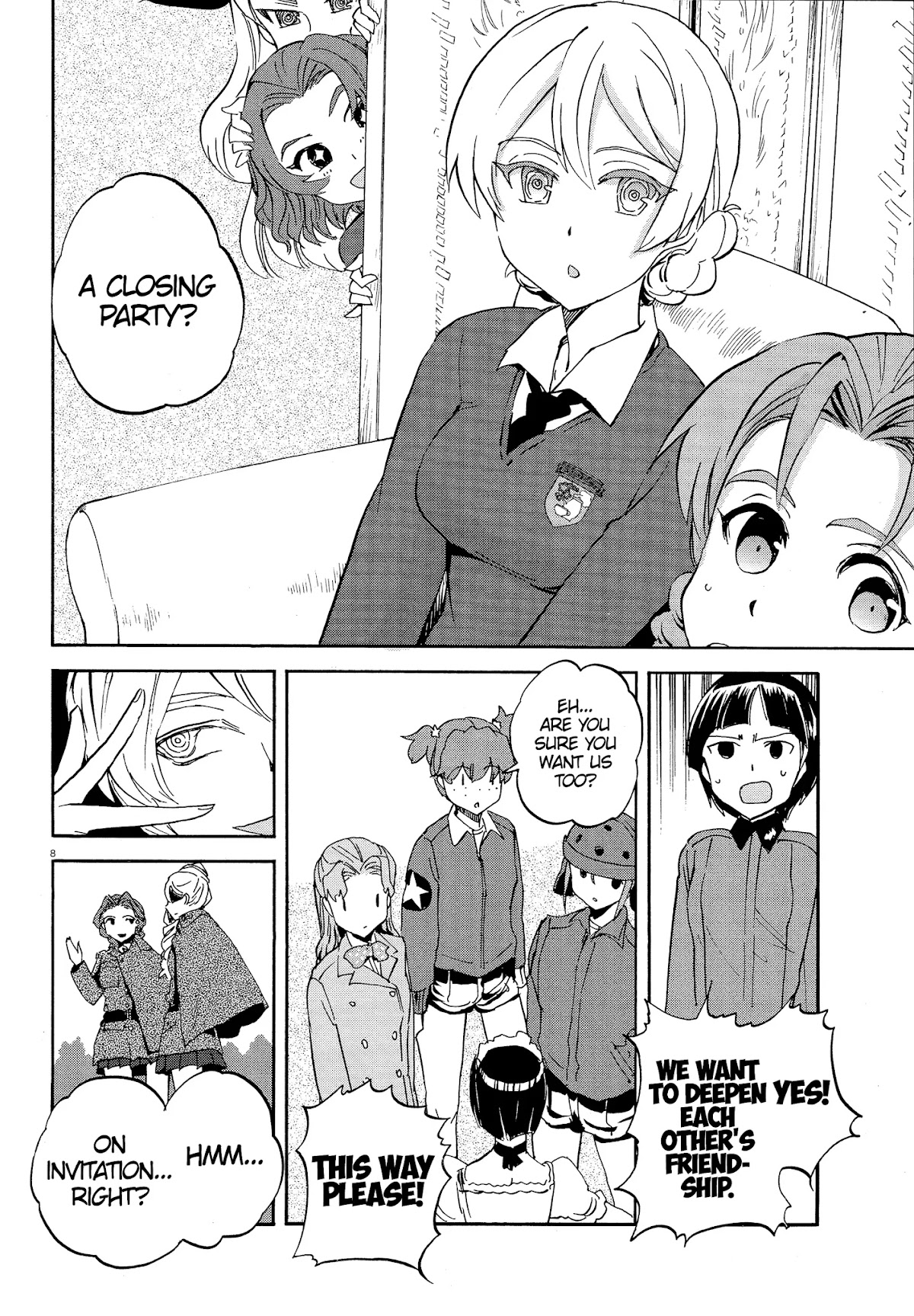 Girls & Panzer - Ribbon no Musha Chapter 21 page 11 - Chapter 21: Kuromorimine Strikes Back - Part 7