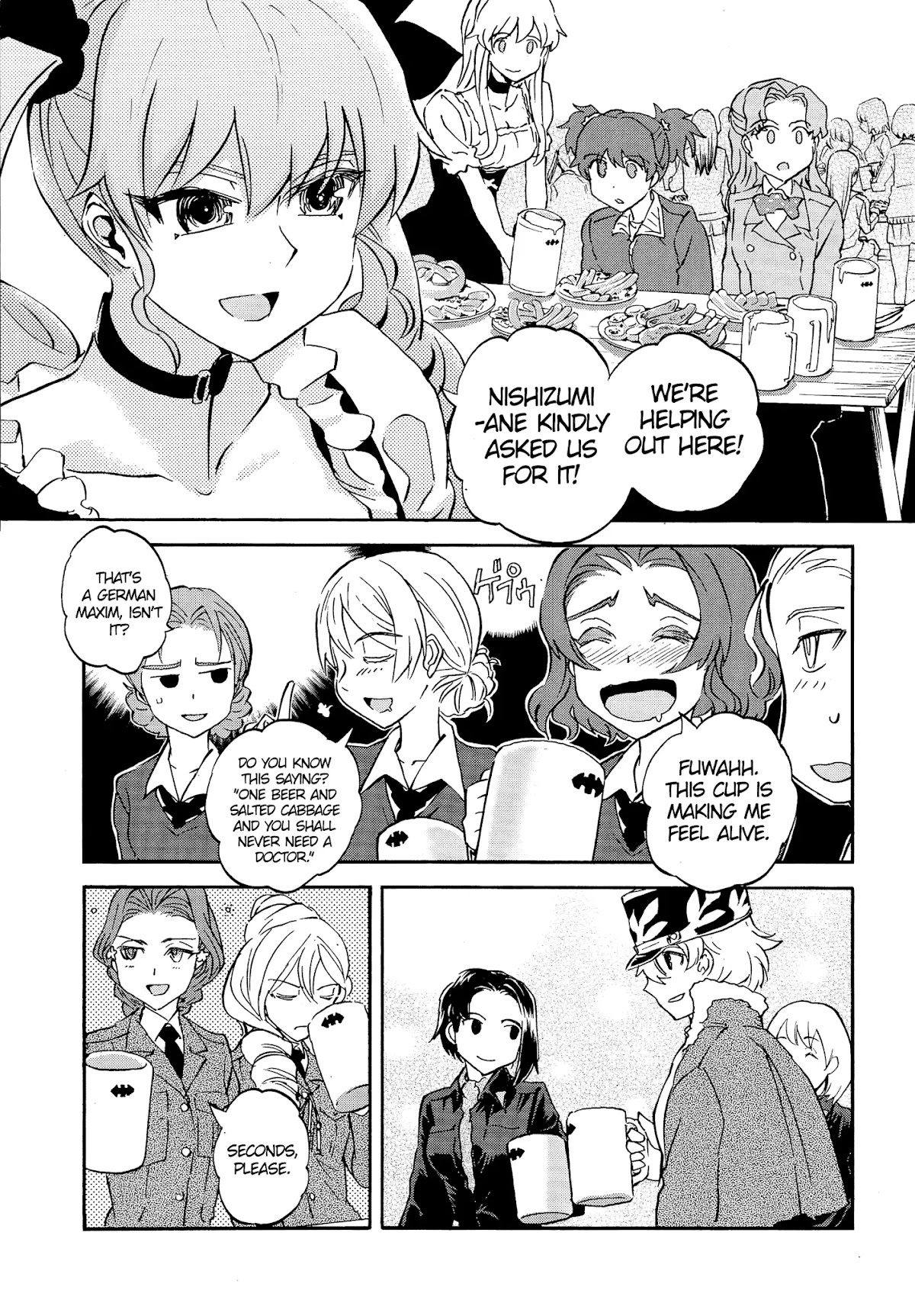 Girls & Panzer - Ribbon no Musha Chapter 21 page 14 - Chapter 21: Kuromorimine Strikes Back - Part 7