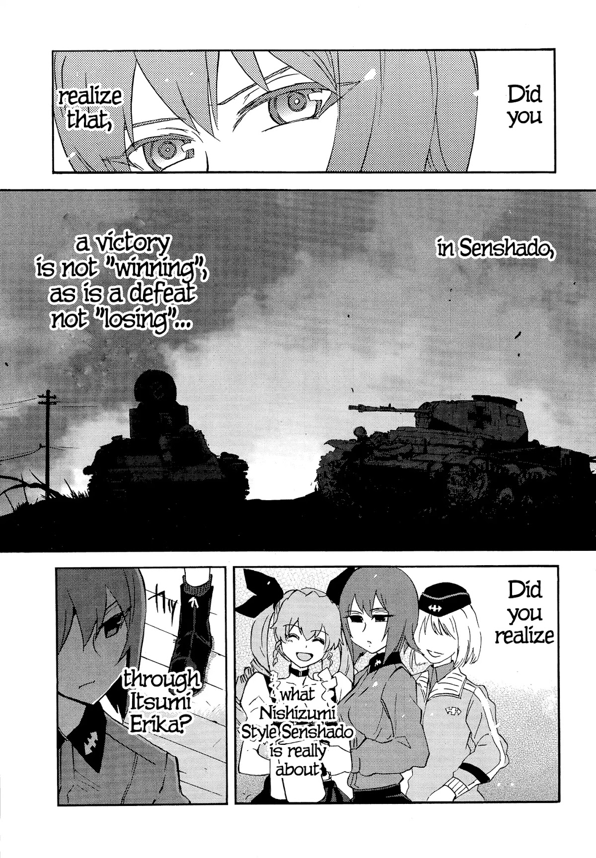 Girls & Panzer - Ribbon no Musha Chapter 21 page 32 - Chapter 21: Kuromorimine Strikes Back - Part 7