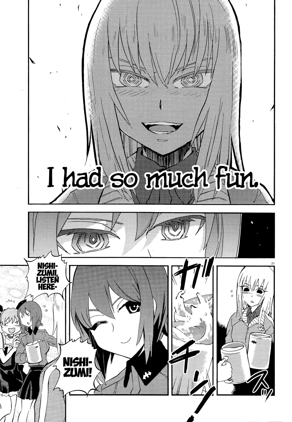 Girls & Panzer - Ribbon no Musha Chapter 21 page 34 - Chapter 21: Kuromorimine Strikes Back - Part 7
