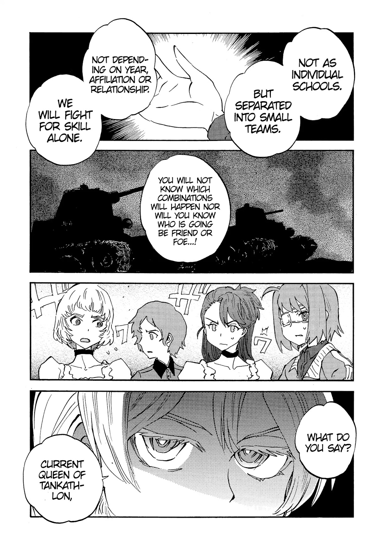 Girls & Panzer - Ribbon no Musha Chapter 22 page 11 - Chapter 22: Darjeeling's entry