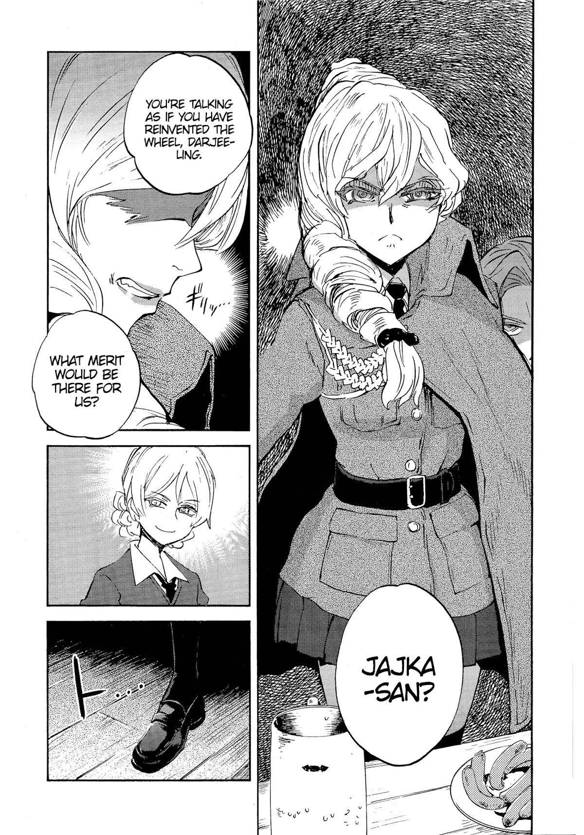 Girls & Panzer - Ribbon no Musha Chapter 22 page 12 - Chapter 22: Darjeeling's entry