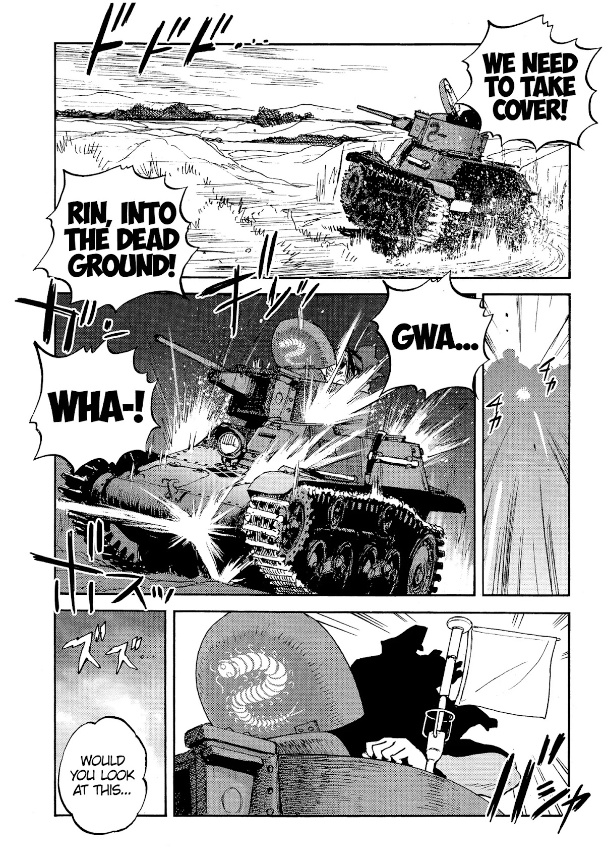 Girls & Panzer - Ribbon no Musha Chapter 22 page 19 - Chapter 22: Darjeeling's entry