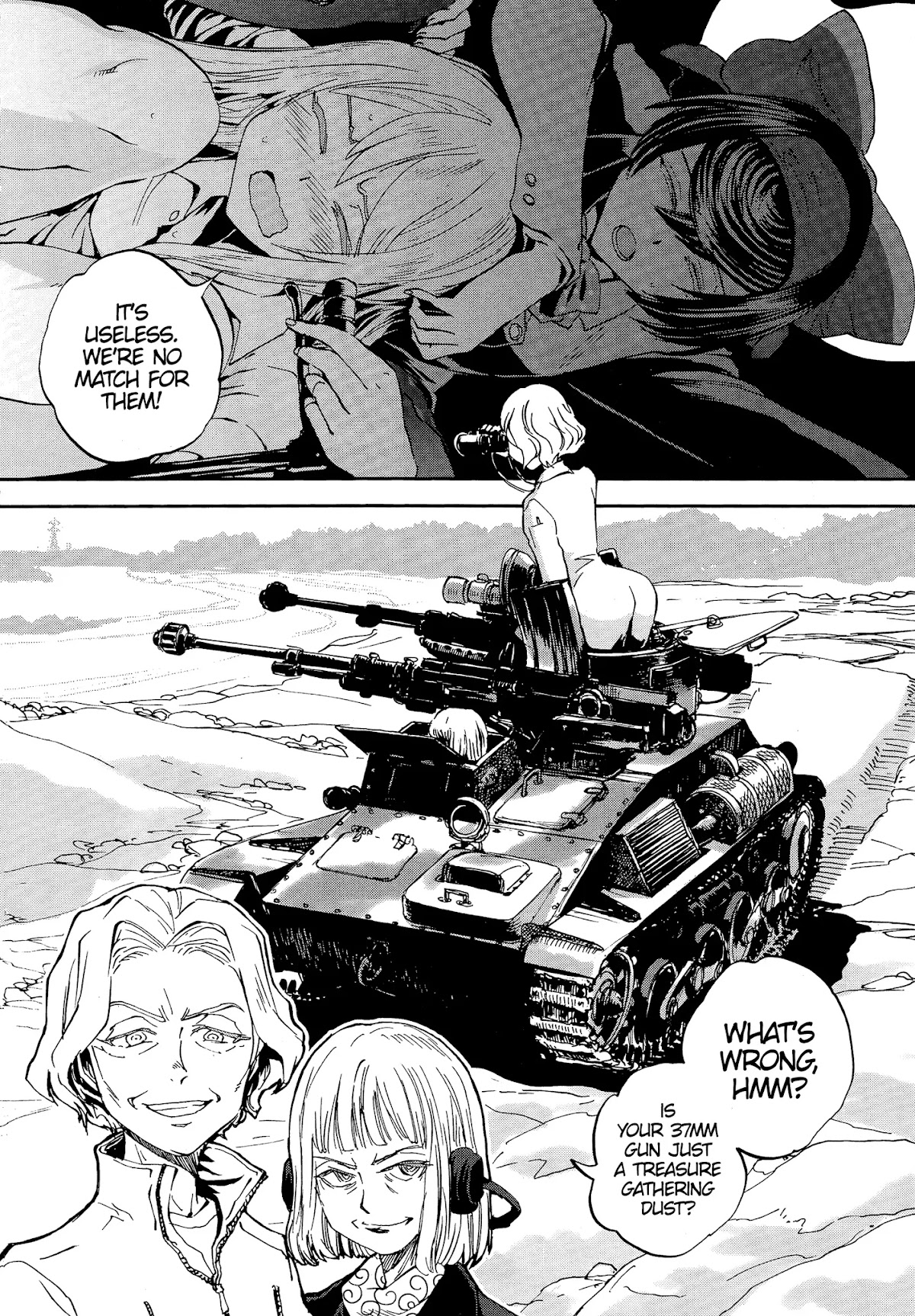 Girls & Panzer - Ribbon no Musha Chapter 22 page 20 - Chapter 22: Darjeeling's entry