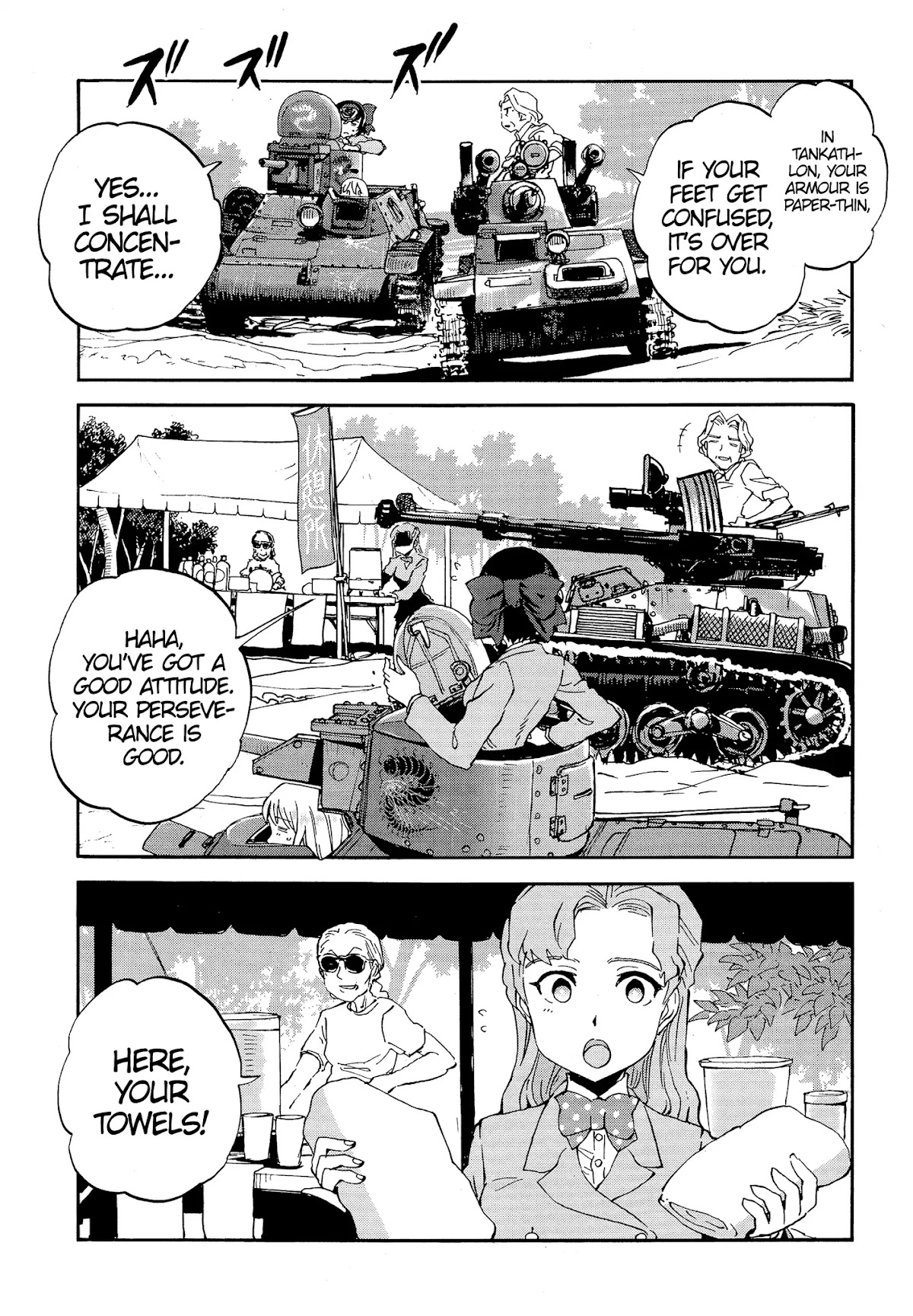 Girls & Panzer - Ribbon no Musha Chapter 22 page 21 - Chapter 22: Darjeeling's entry