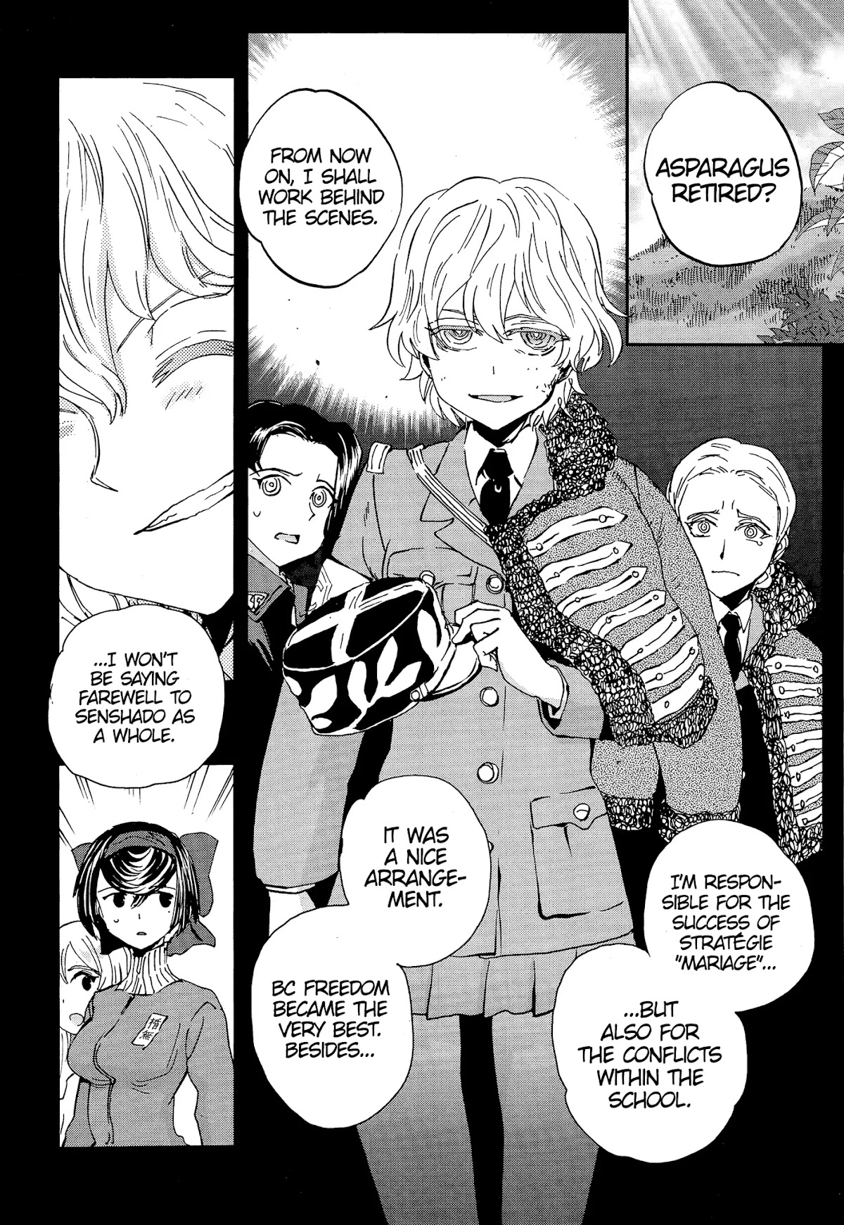 Girls & Panzer - Ribbon no Musha Chapter 22 page 24 - Chapter 22: Darjeeling's entry