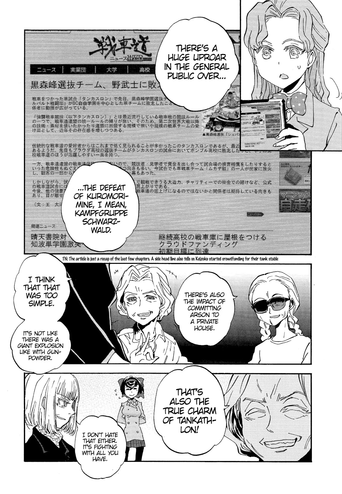 Girls & Panzer - Ribbon no Musha Chapter 22 page 26 - Chapter 22: Darjeeling's entry