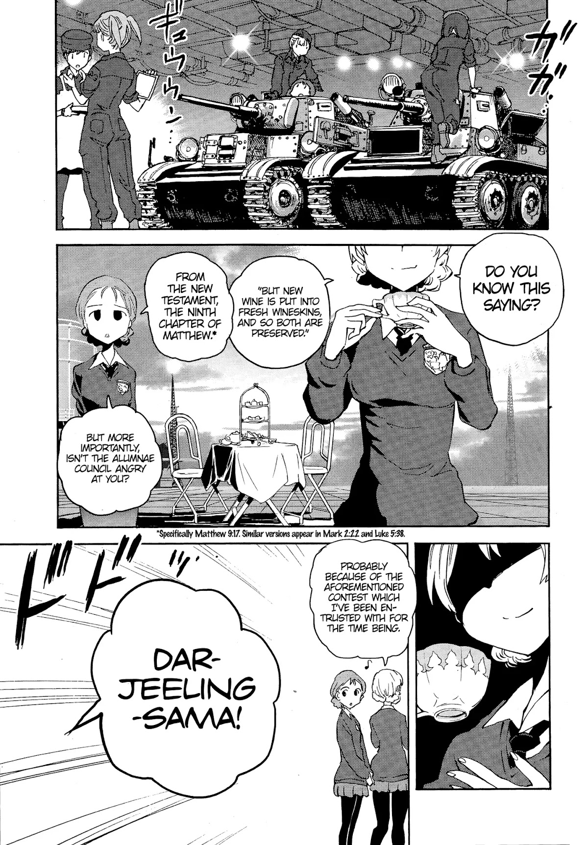 Girls & Panzer - Ribbon no Musha Chapter 22 page 31 - Chapter 22: Darjeeling's entry