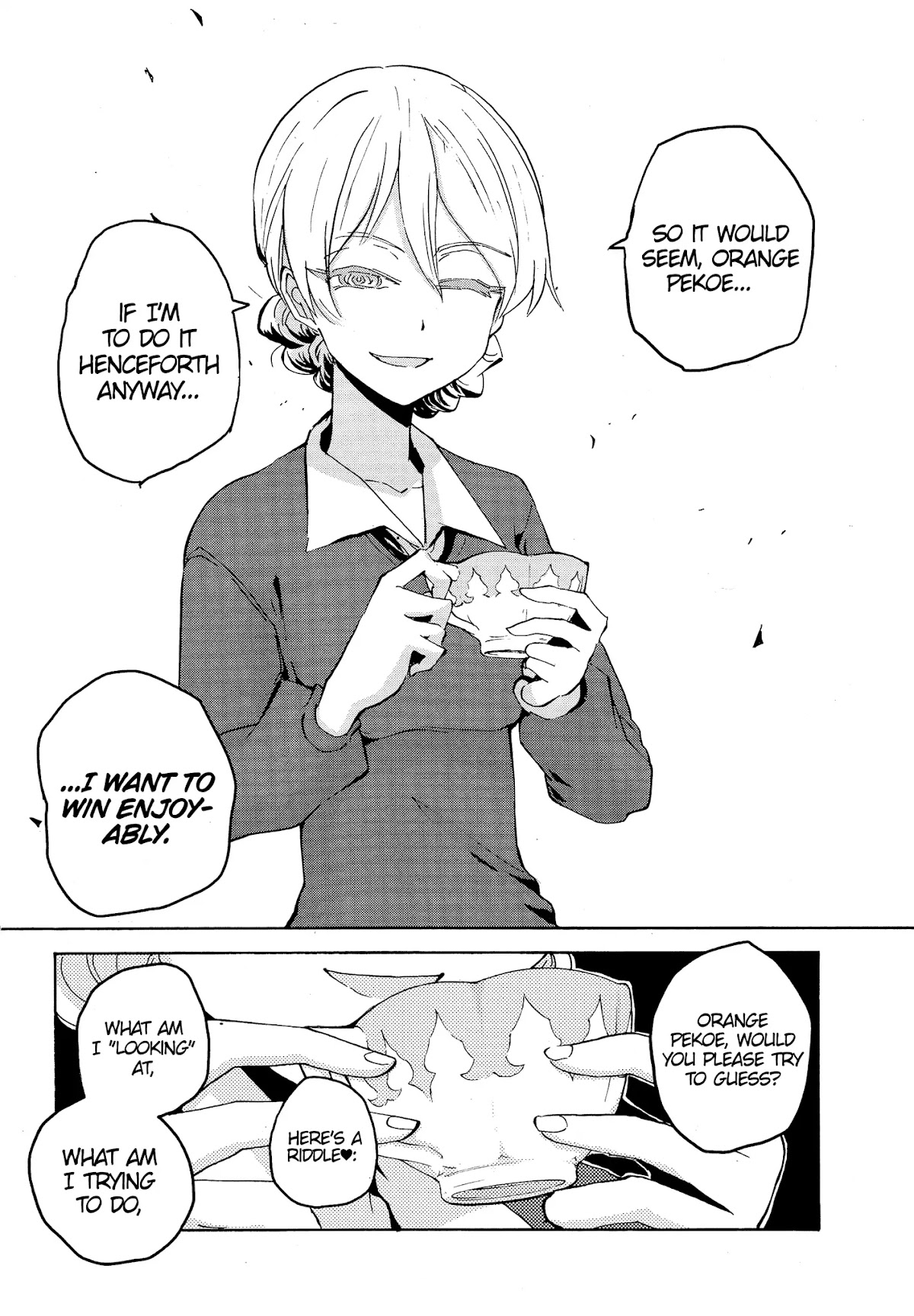 Girls & Panzer - Ribbon no Musha Chapter 22 page 34 - Chapter 22: Darjeeling's entry