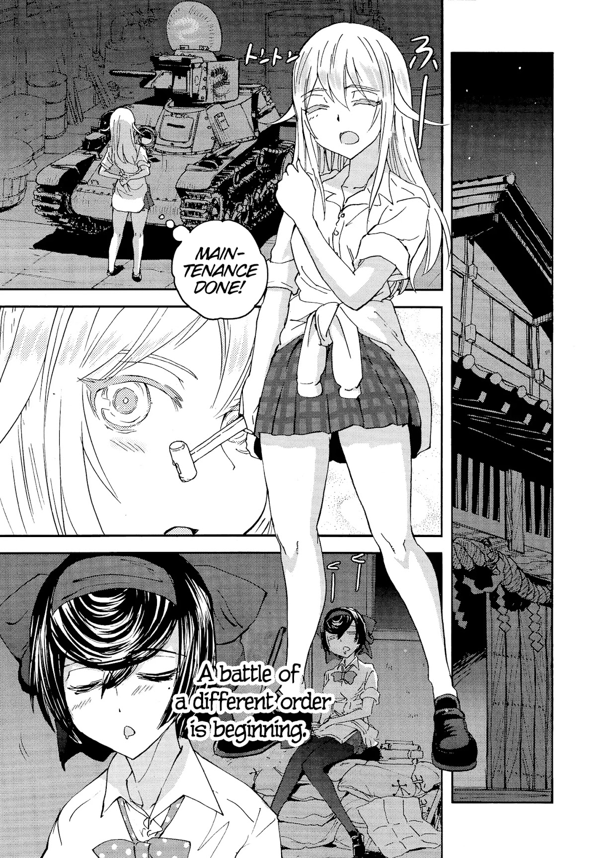 Girls & Panzer - Ribbon no Musha Chapter 22 page 39 - Chapter 22: Darjeeling's entry