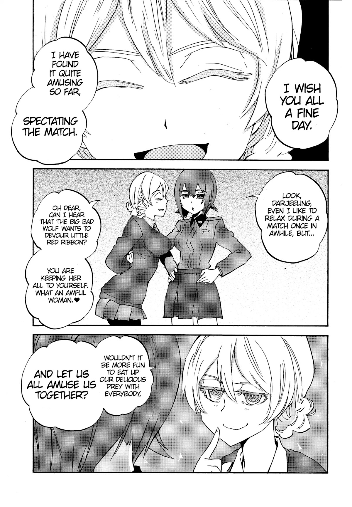 Girls & Panzer - Ribbon no Musha Chapter 22 page 5 - Chapter 22: Darjeeling's entry