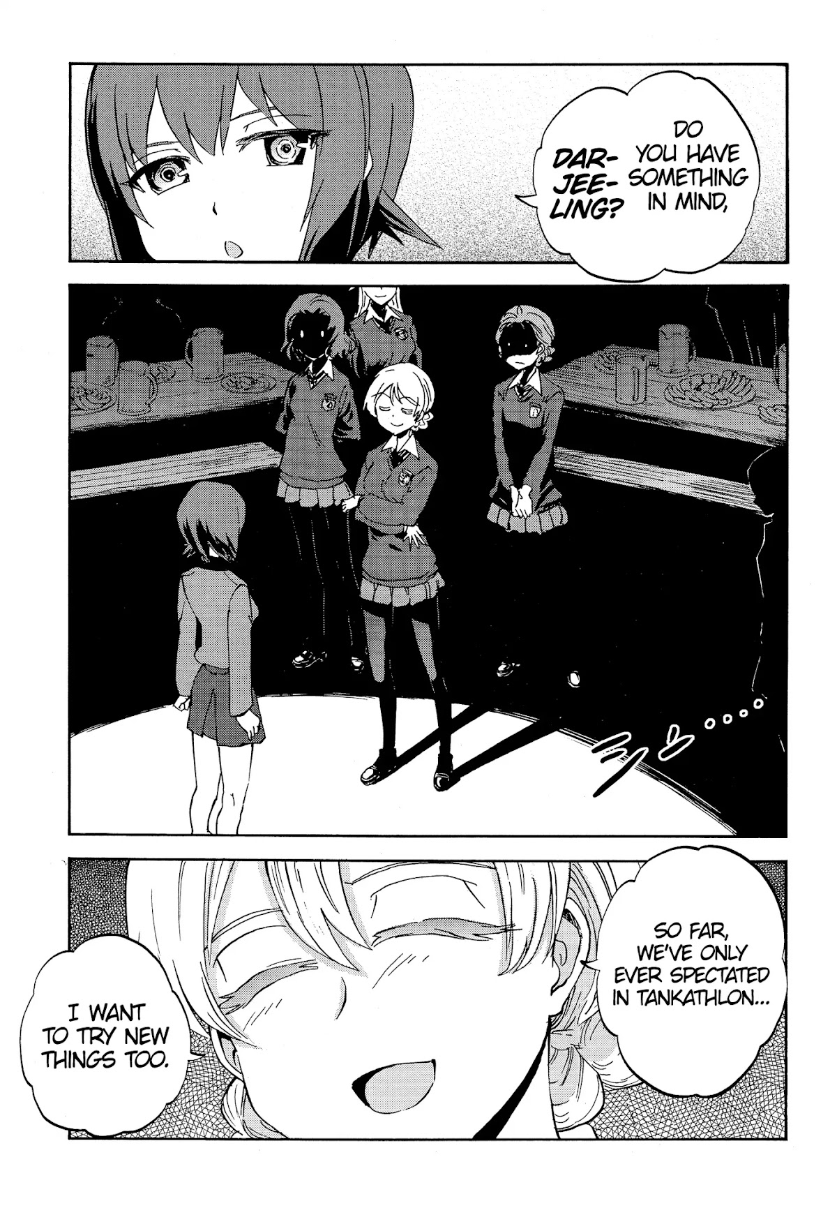 Girls & Panzer - Ribbon no Musha Chapter 22 page 9 - Chapter 22: Darjeeling's entry