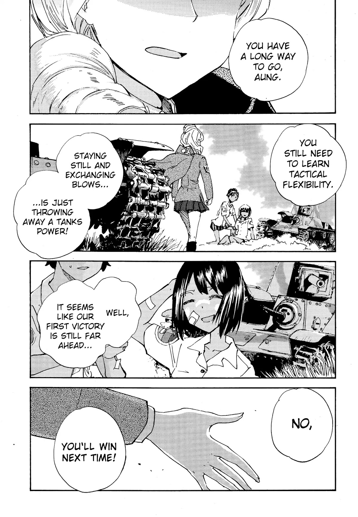 Girls & Panzer - Ribbon no Musha Chapter 24 page 34 - Chapter 24: Uszka's Feelings
