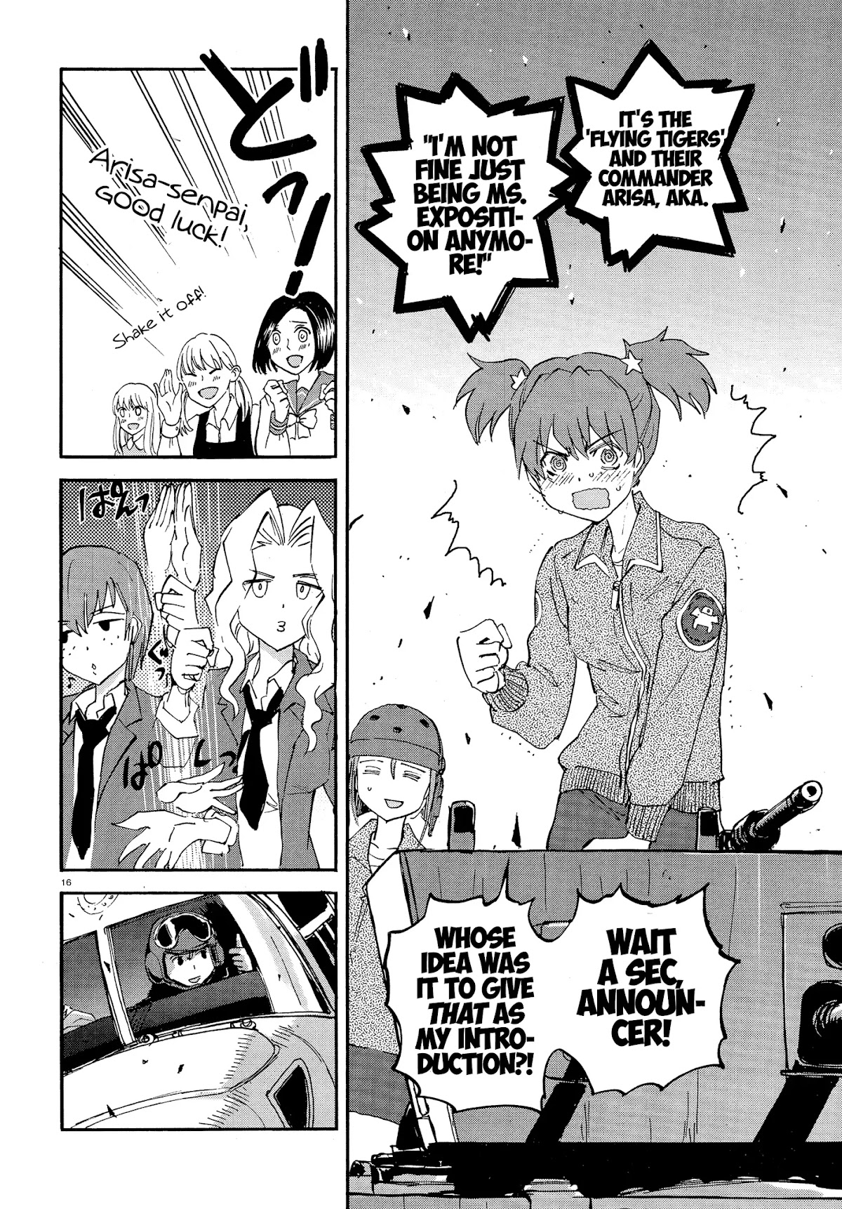 Girls & Panzer - Ribbon no Musha Chapter 25 page 17 - Chapter 25: Introducing the tanks!!