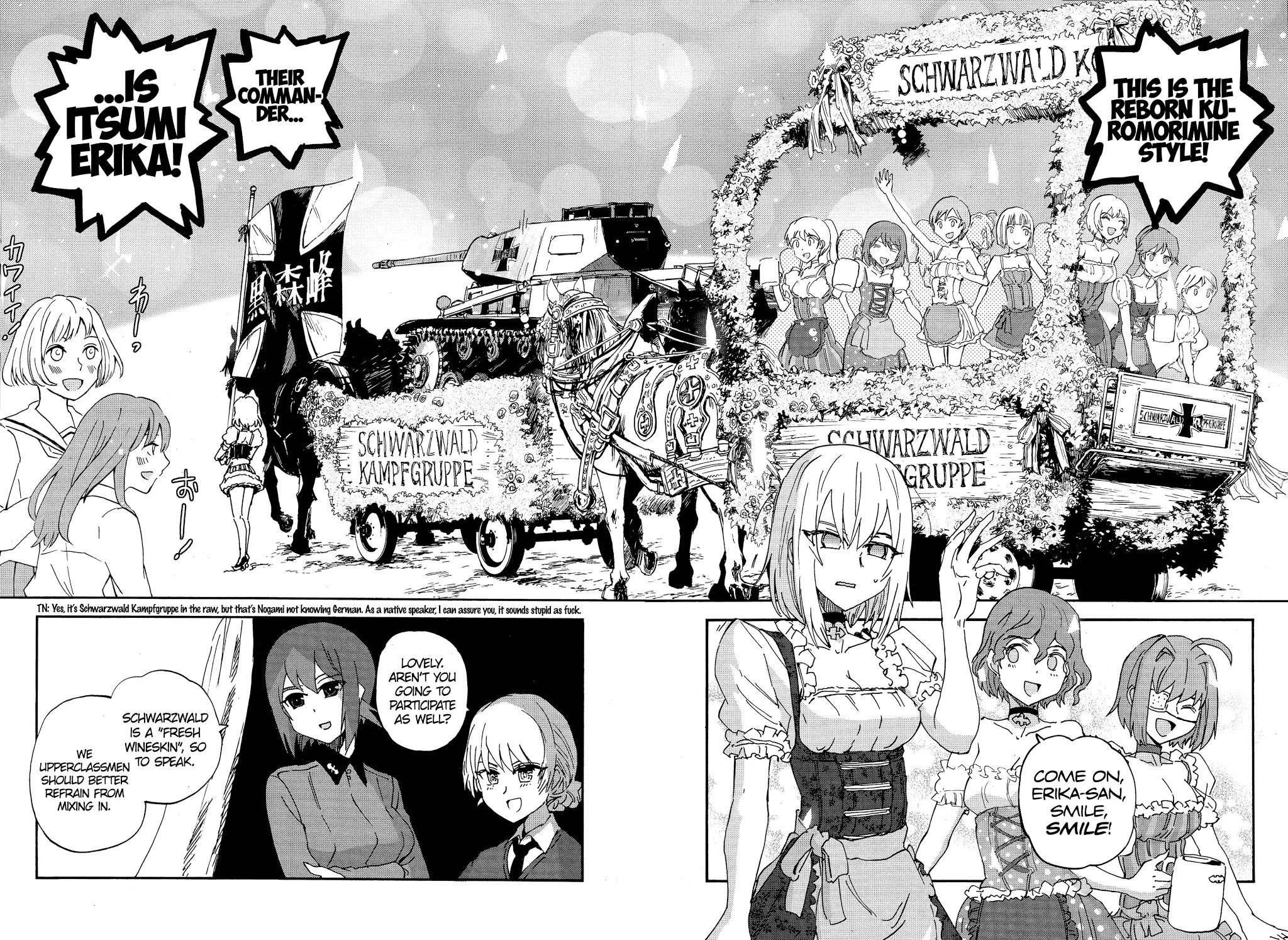 Girls & Panzer - Ribbon no Musha Chapter 25 page 19 - Chapter 25: Introducing the tanks!!