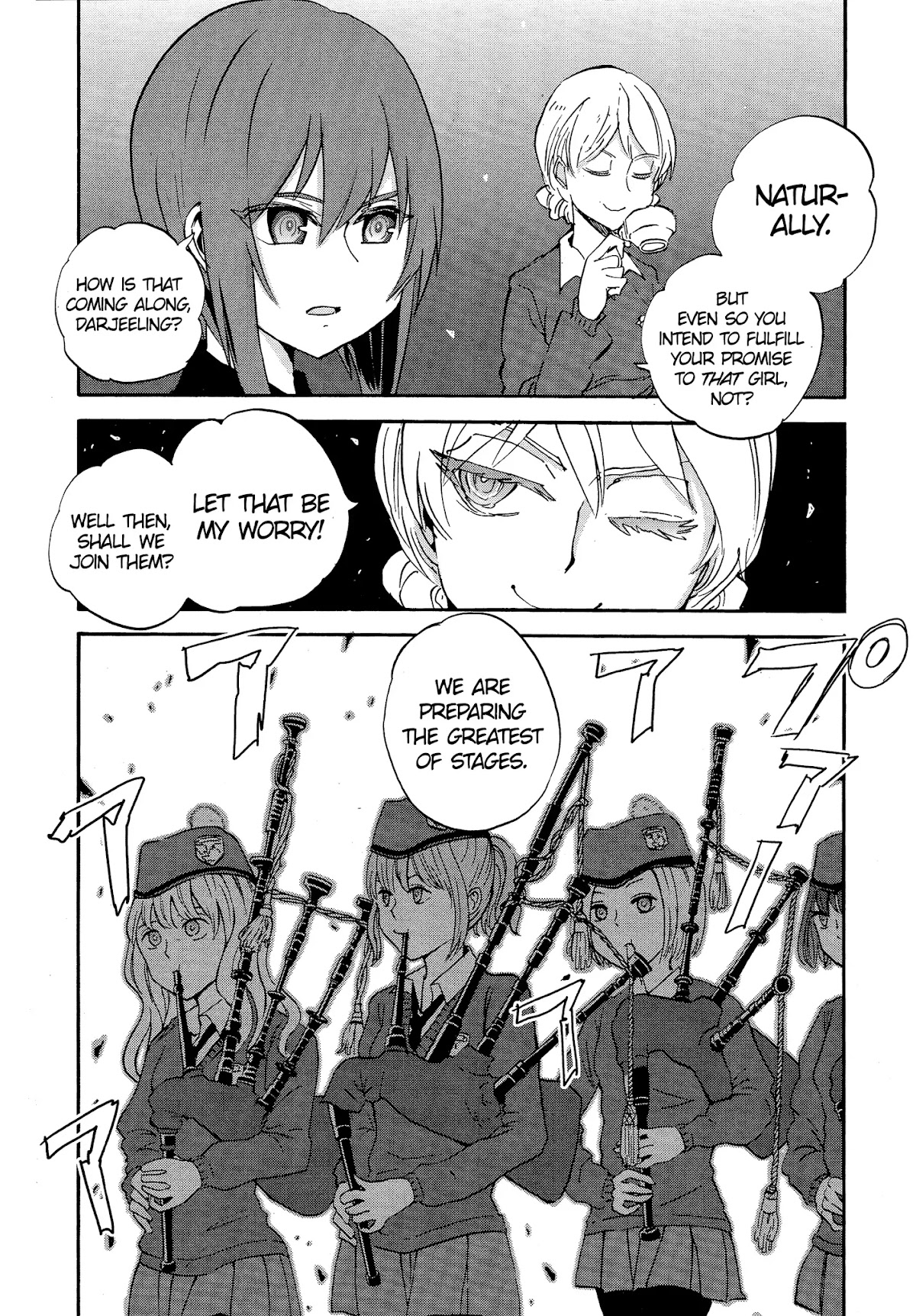 Girls & Panzer - Ribbon no Musha Chapter 25 page 20 - Chapter 25: Introducing the tanks!!