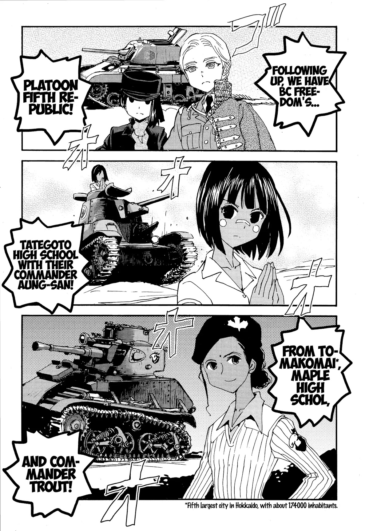 Girls & Panzer - Ribbon no Musha Chapter 25 page 28 - Chapter 25: Introducing the tanks!!