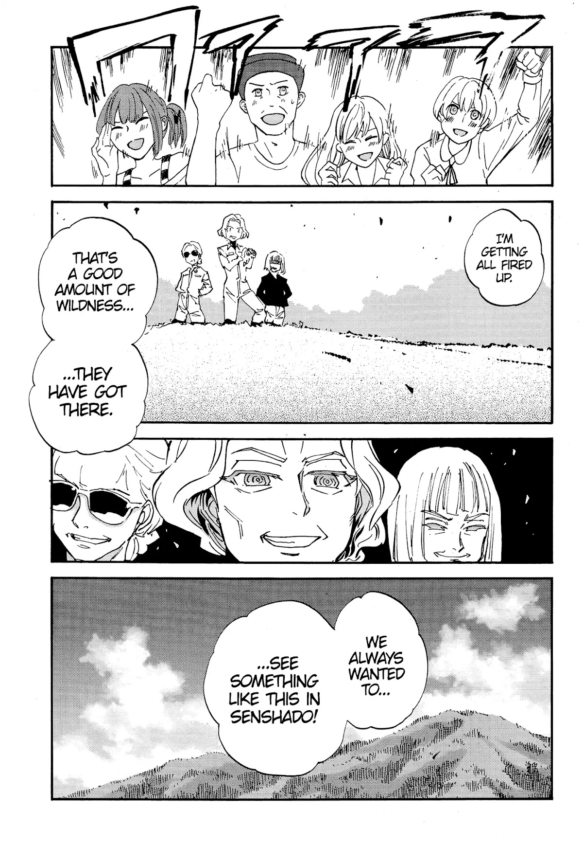 Girls & Panzer - Ribbon no Musha Chapter 25 page 35 - Chapter 25: Introducing the tanks!!