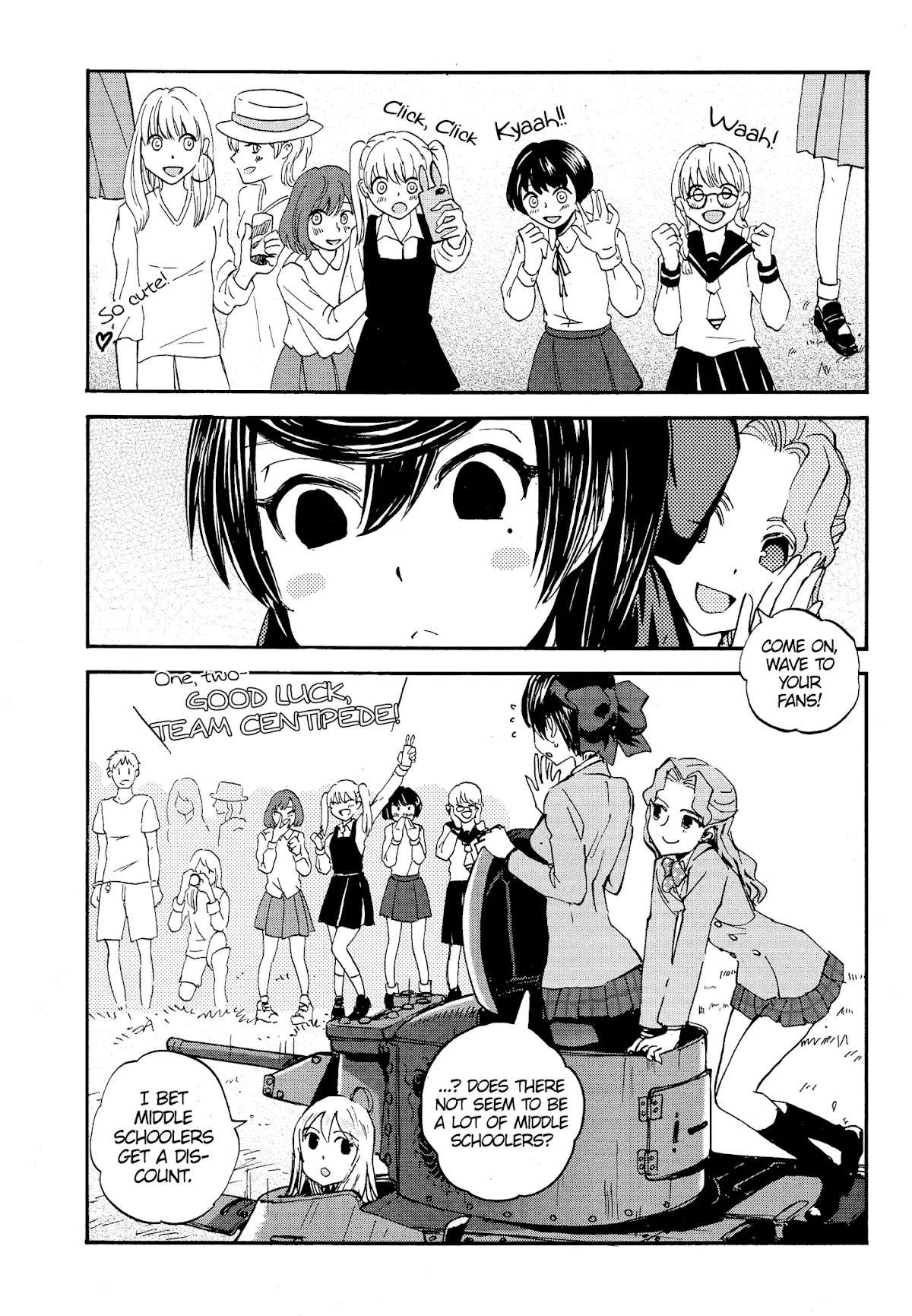 Girls & Panzer - Ribbon no Musha Chapter 25 page 8 - Chapter 25: Introducing the tanks!!