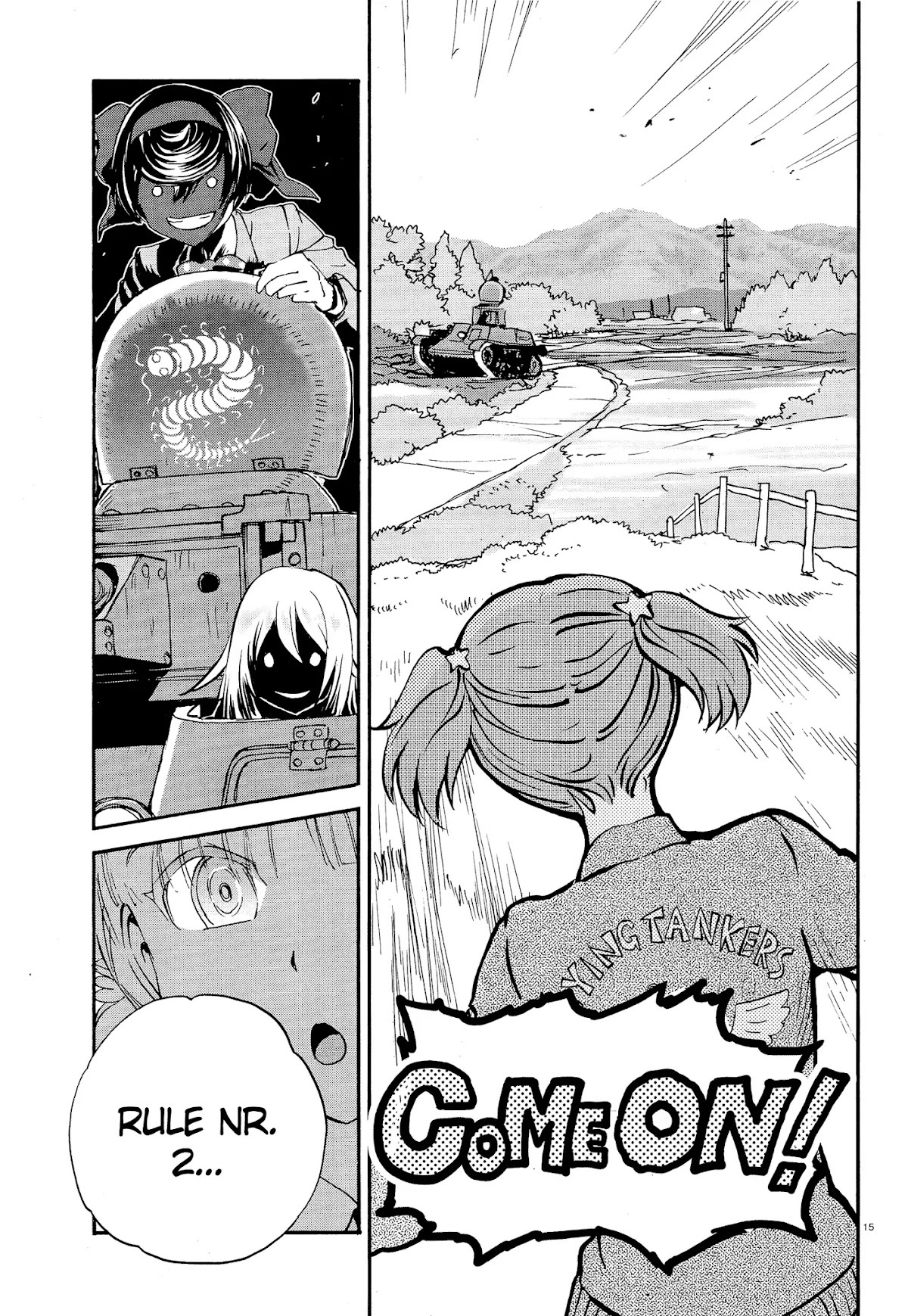 Girls & Panzer - Ribbon no Musha Chapter 26 page 13 - Chapter 26: Arisa and Yojimbos