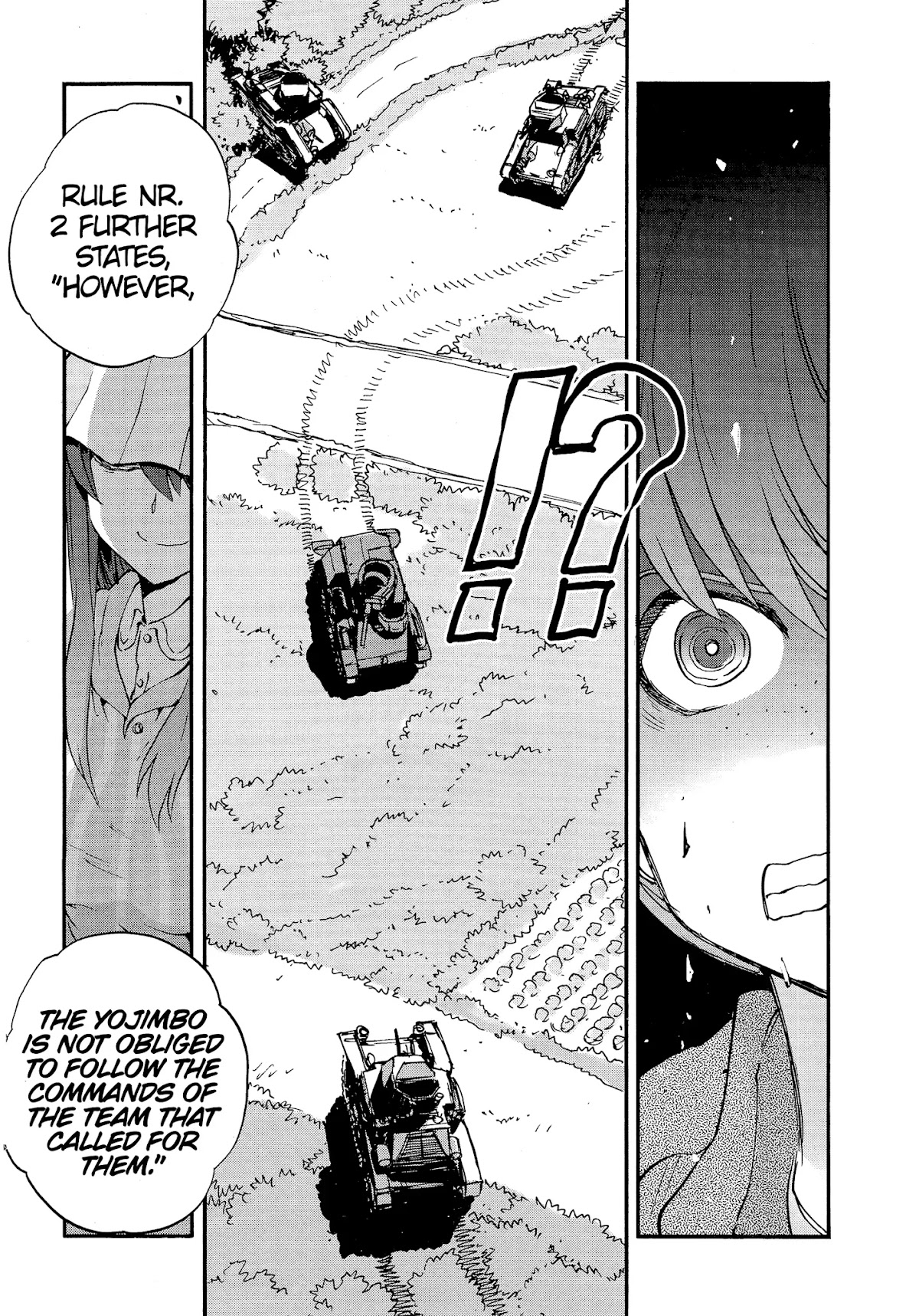Girls & Panzer - Ribbon no Musha Chapter 26 page 22 - Chapter 26: Arisa and Yojimbos