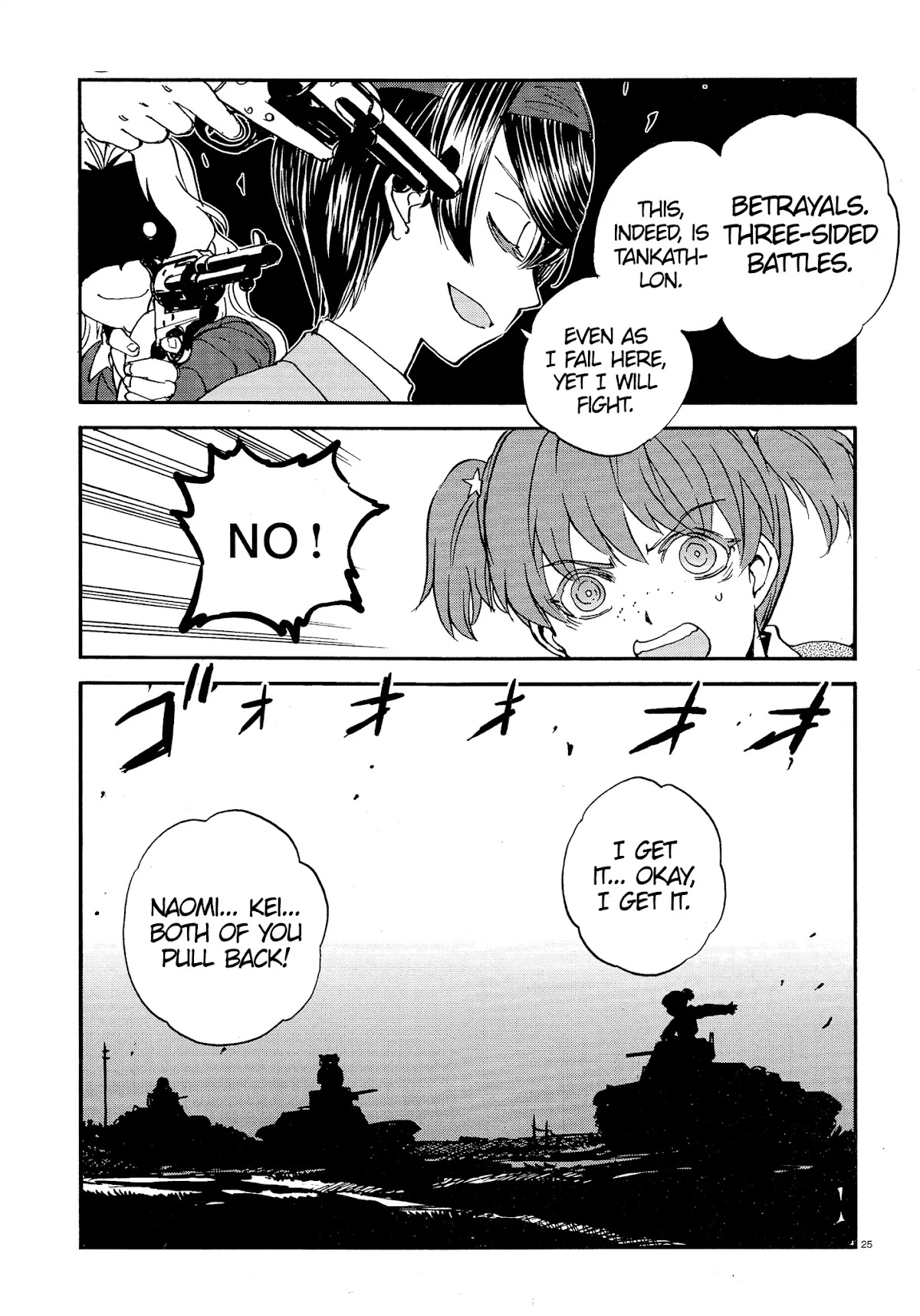Girls & Panzer - Ribbon no Musha Chapter 26 page 23 - Chapter 26: Arisa and Yojimbos