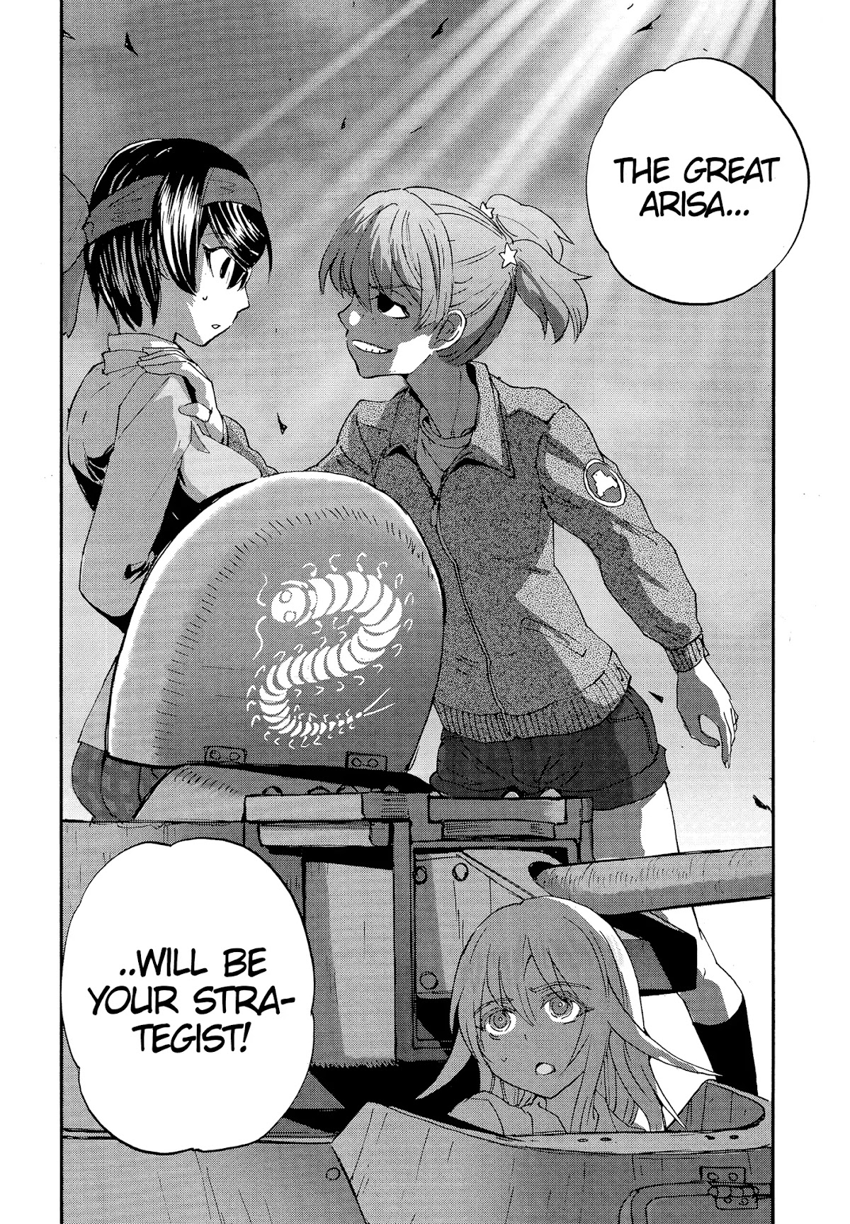 Girls & Panzer - Ribbon no Musha Chapter 26 page 34 - Chapter 26: Arisa and Yojimbos