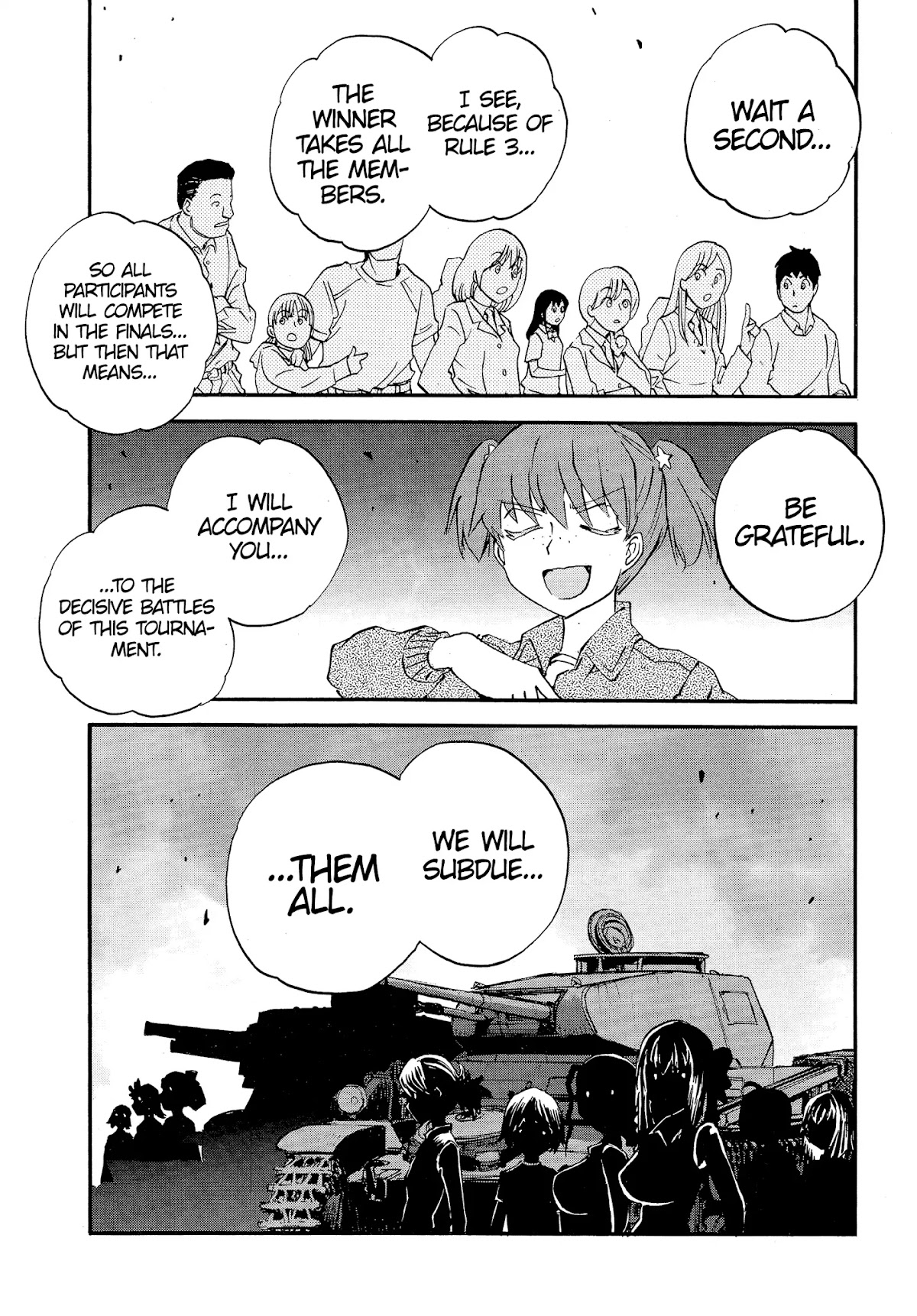 Girls & Panzer - Ribbon no Musha Chapter 26 page 35 - Chapter 26: Arisa and Yojimbos