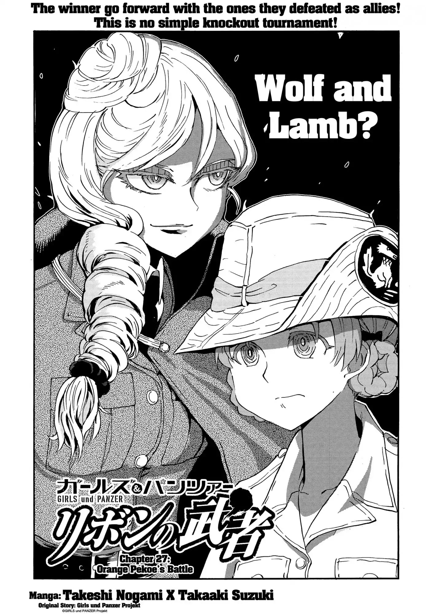 Girls & Panzer - Ribbon no Musha Chapter 27 page 1 - Chapter 27: Orange Pekoe's Battle