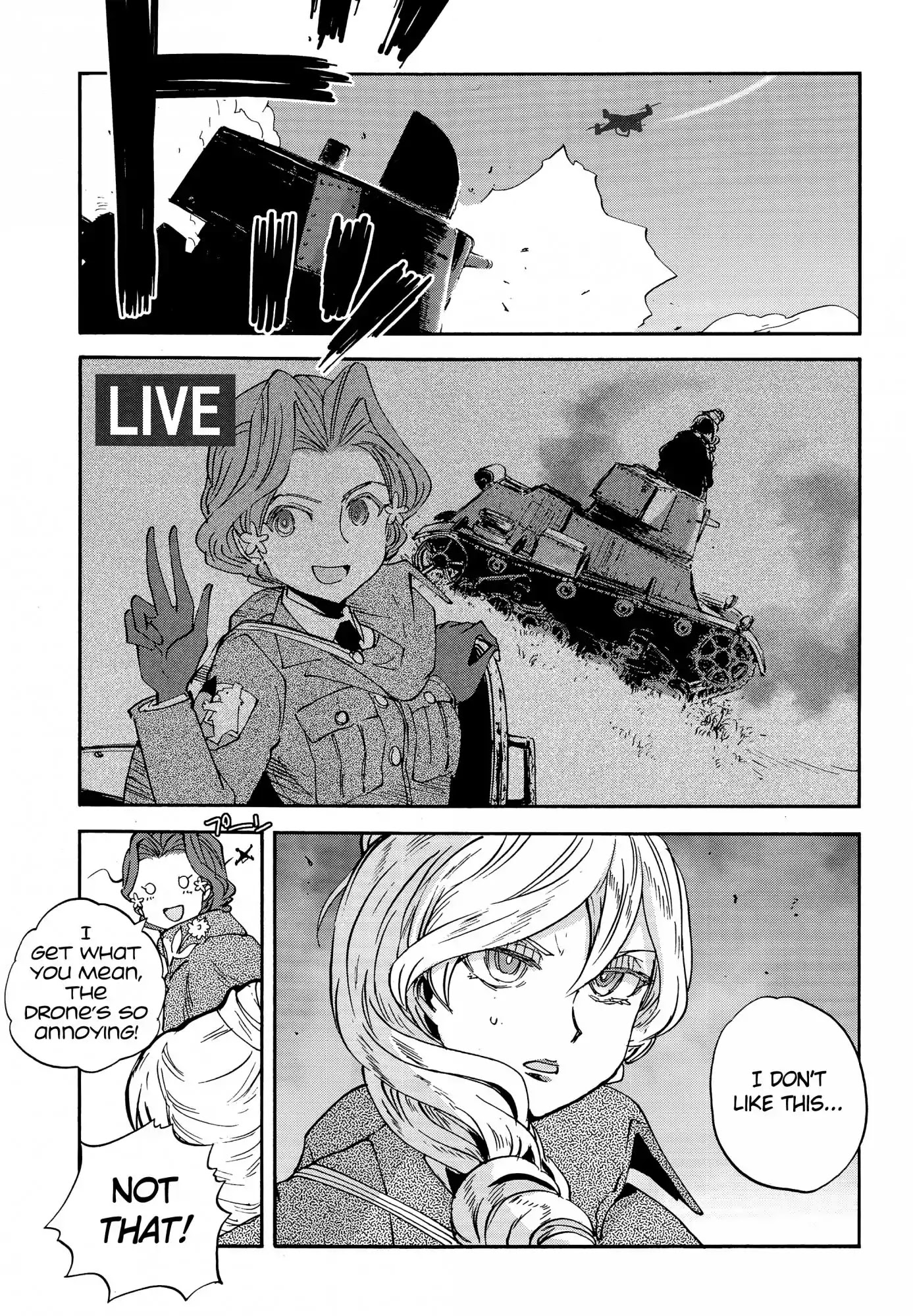 Girls & Panzer - Ribbon no Musha Chapter 27 page 13 - Chapter 27: Orange Pekoe's Battle