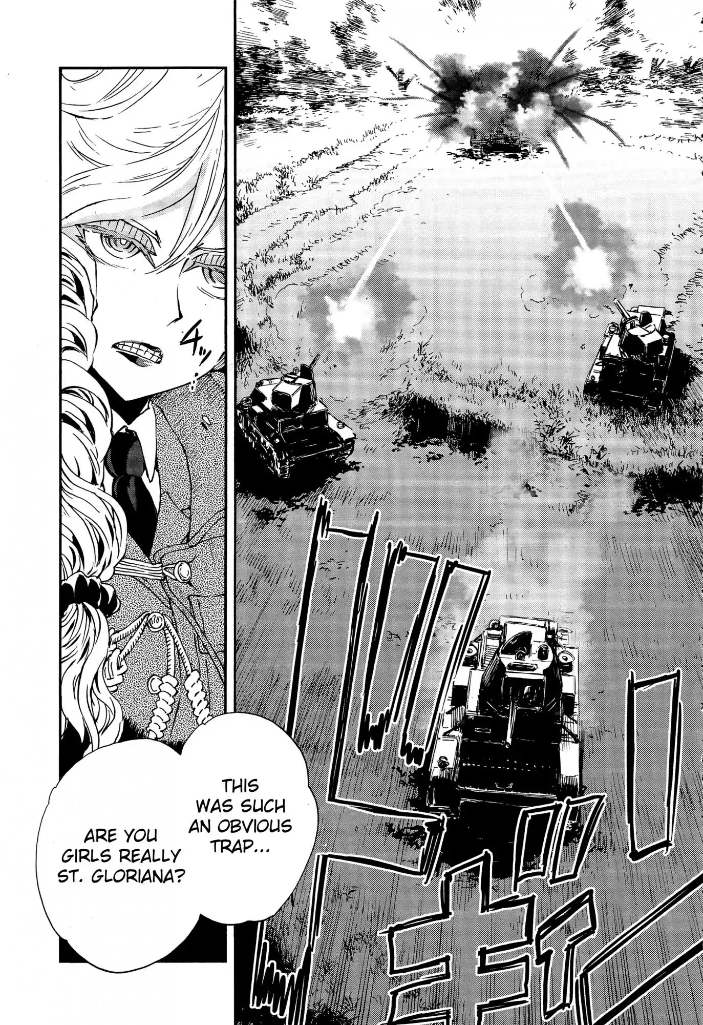 Girls & Panzer - Ribbon no Musha Chapter 27 page 23 - Chapter 27: Orange Pekoe's Battle