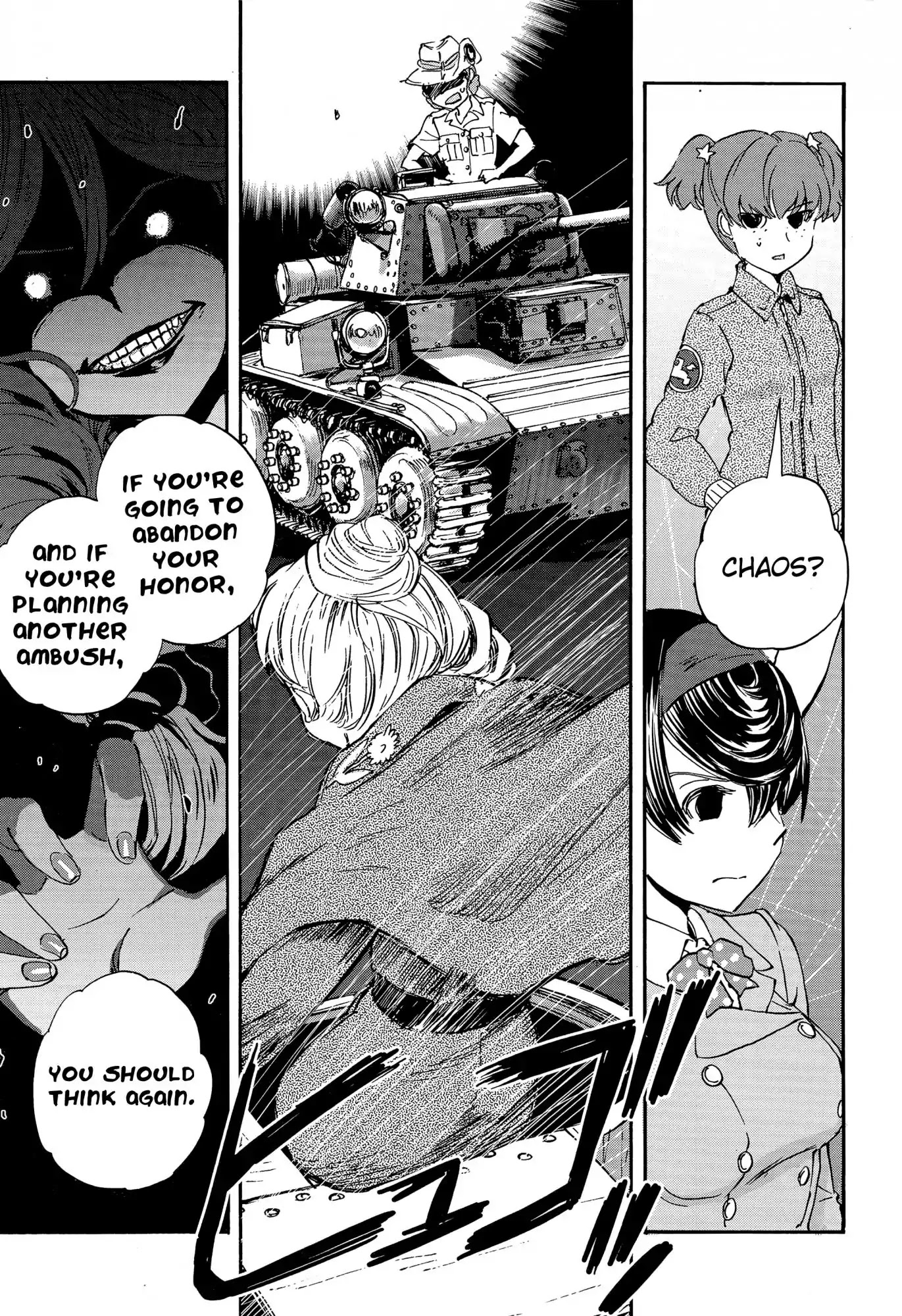 Girls & Panzer - Ribbon no Musha Chapter 27 page 27 - Chapter 27: Orange Pekoe's Battle