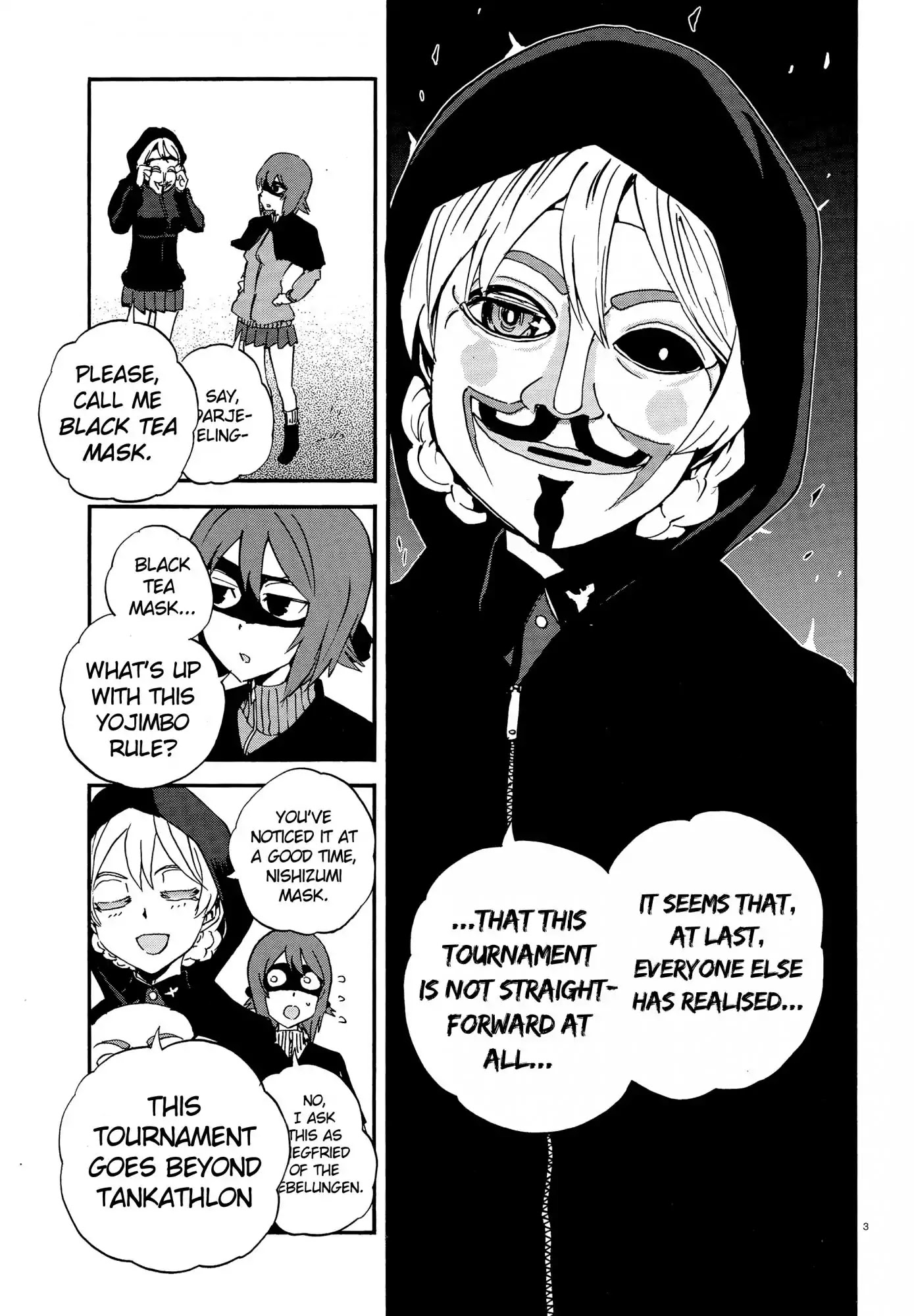 Girls & Panzer - Ribbon no Musha Chapter 27 page 3 - Chapter 27: Orange Pekoe's Battle