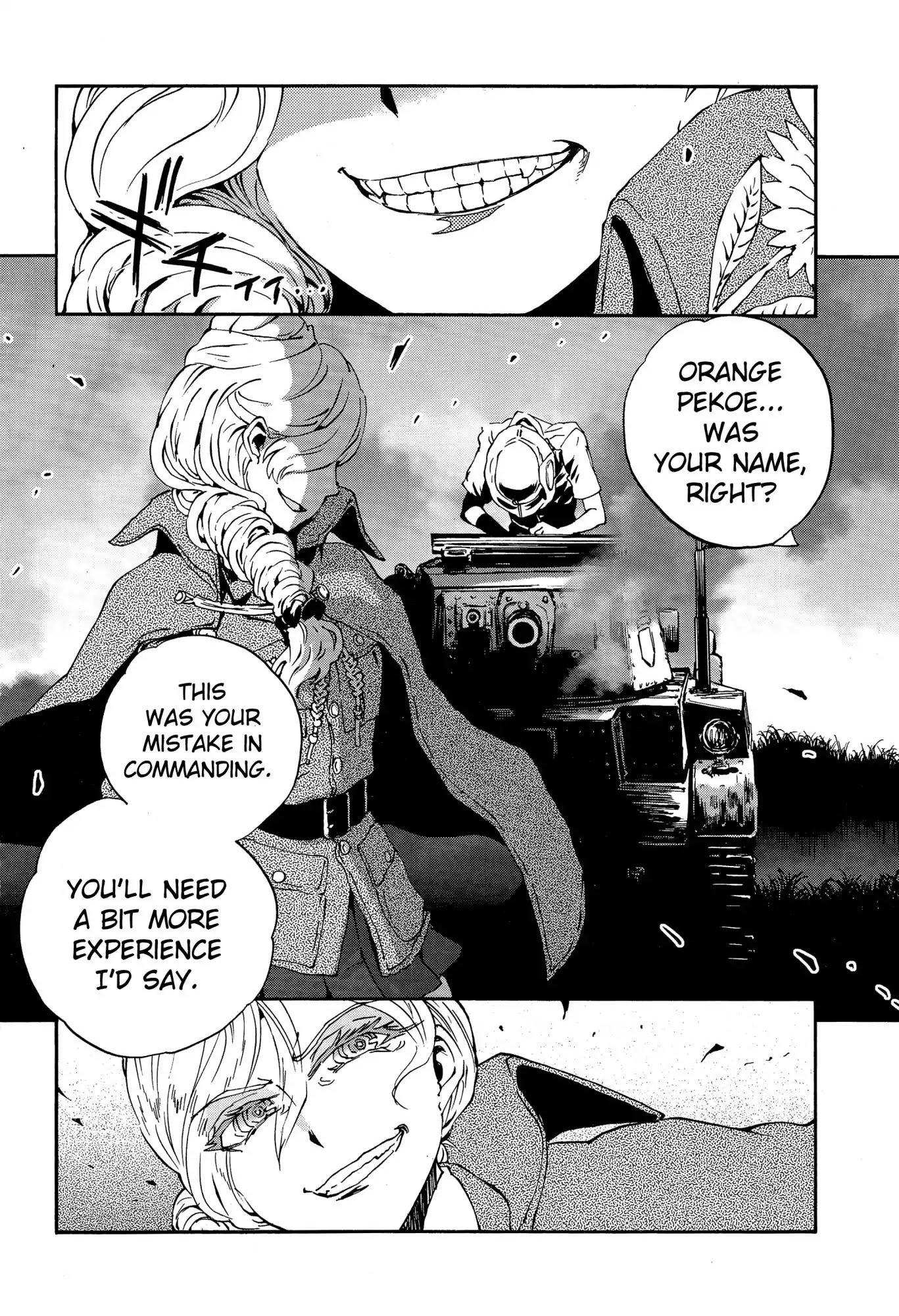 Girls & Panzer - Ribbon no Musha Chapter 27 page 34 - Chapter 27: Orange Pekoe's Battle