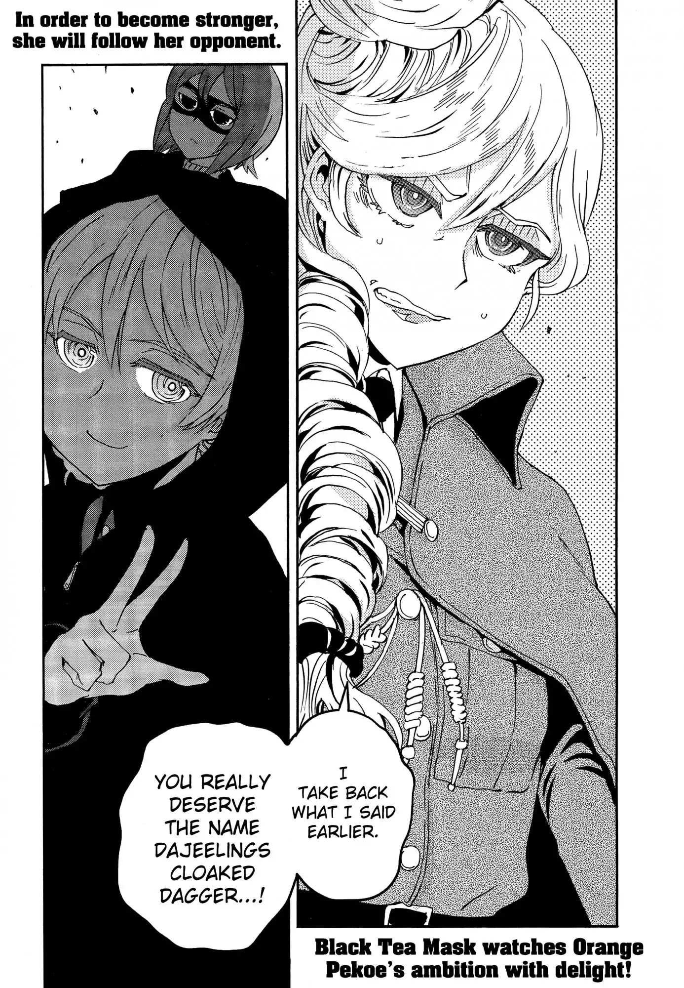 Girls & Panzer - Ribbon no Musha Chapter 27 page 38 - Chapter 27: Orange Pekoe's Battle