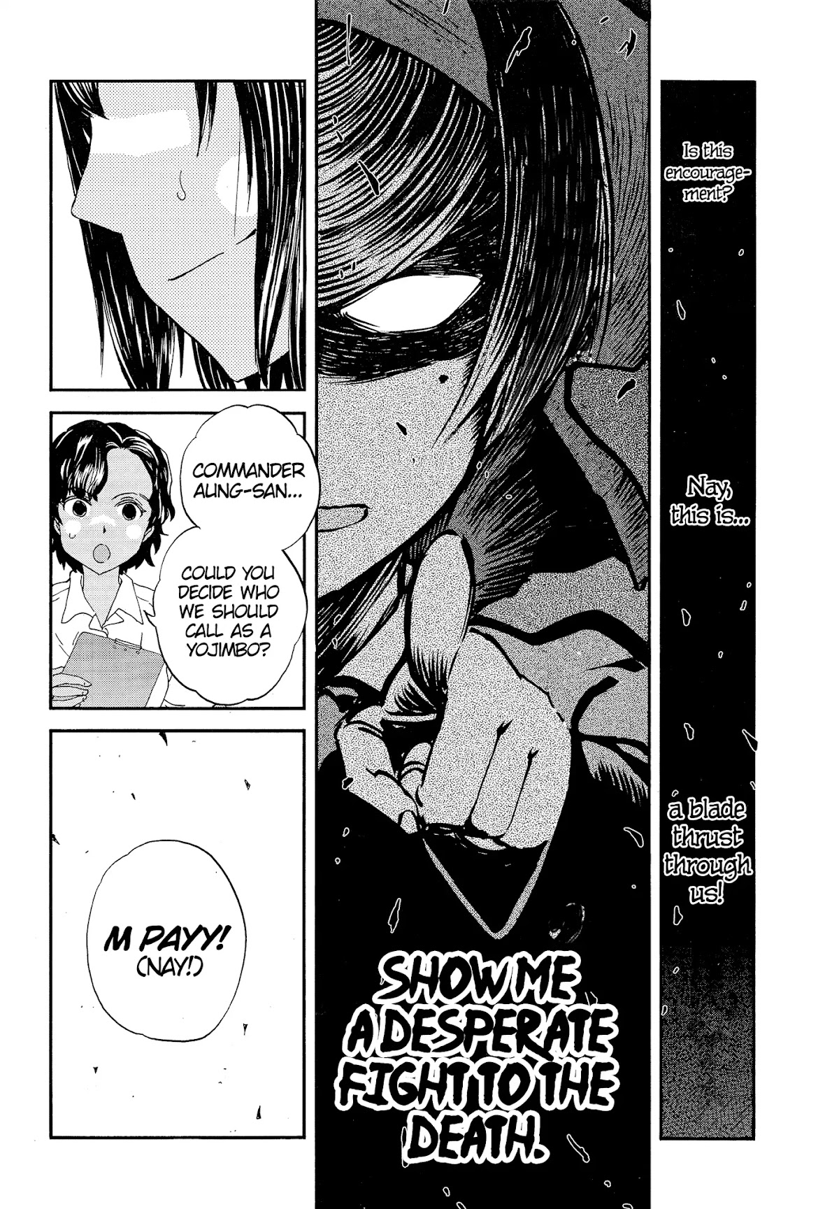 Girls & Panzer - Ribbon no Musha Chapter 28 page 16 - Chapter 28: Aung-san vs Nishizumi Mask!