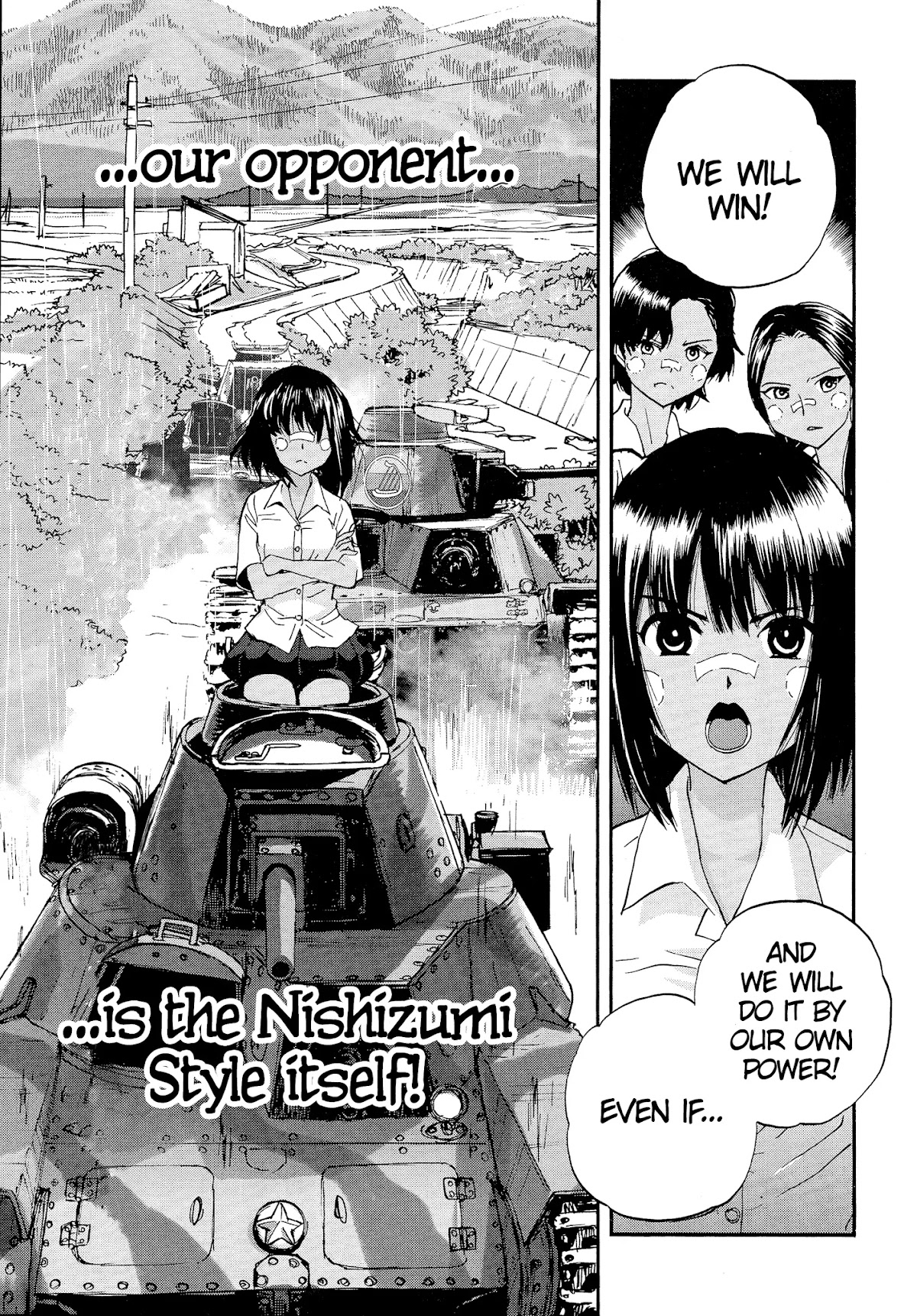 Girls & Panzer - Ribbon no Musha Chapter 28 page 17 - Chapter 28: Aung-san vs Nishizumi Mask!