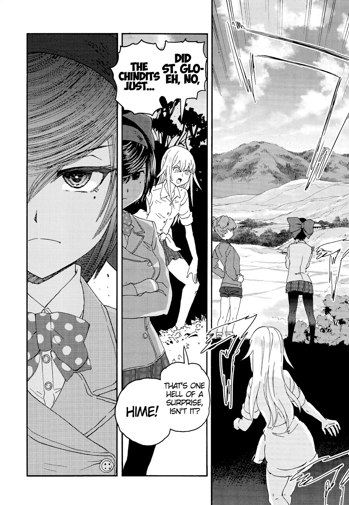 Girls & Panzer - Ribbon no Musha Chapter 28 page 2 - Chapter 28: Aung-san vs Nishizumi Mask!