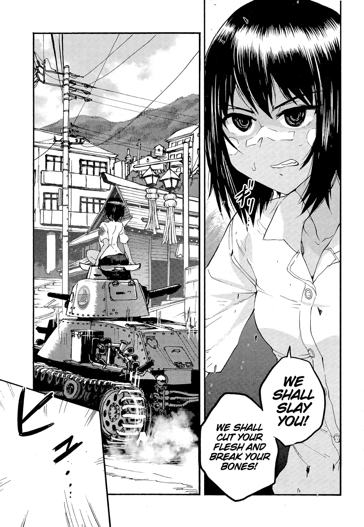 Girls & Panzer - Ribbon no Musha Chapter 28 page 24 - Chapter 28: Aung-san vs Nishizumi Mask!