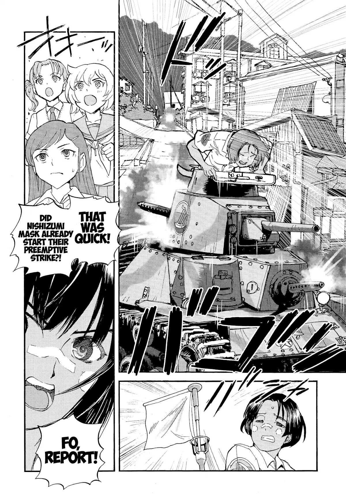 Girls & Panzer - Ribbon no Musha Chapter 28 page 25 - Chapter 28: Aung-san vs Nishizumi Mask!