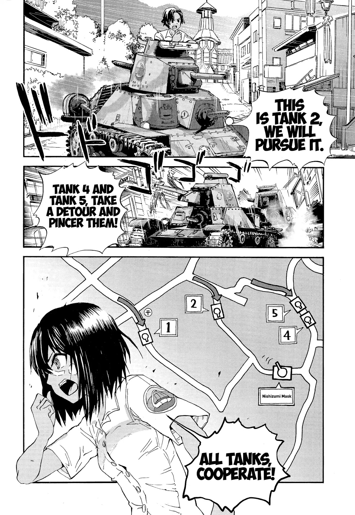 Girls & Panzer - Ribbon no Musha Chapter 28 page 27 - Chapter 28: Aung-san vs Nishizumi Mask!