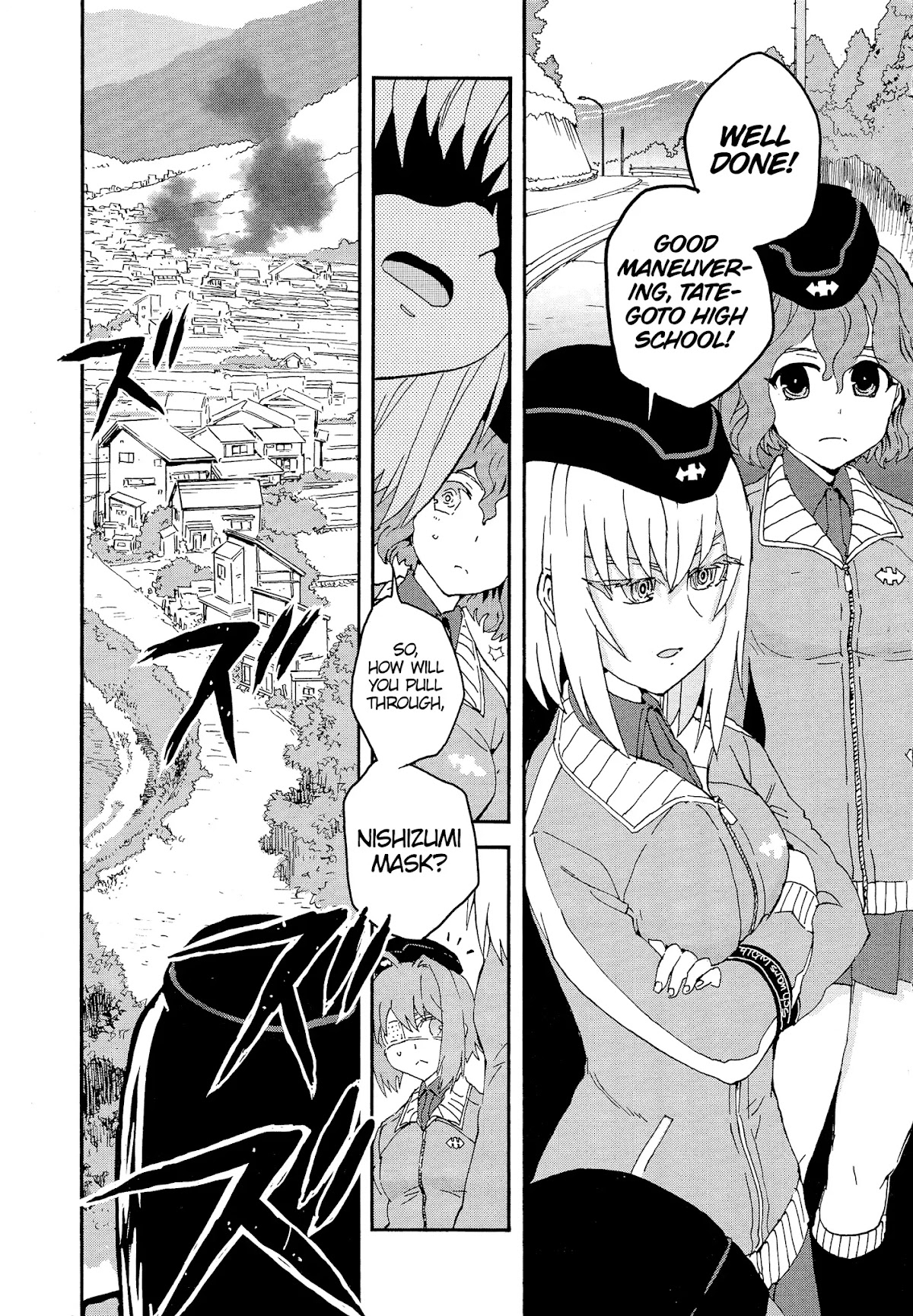 Girls & Panzer - Ribbon no Musha Chapter 28 page 28 - Chapter 28: Aung-san vs Nishizumi Mask!